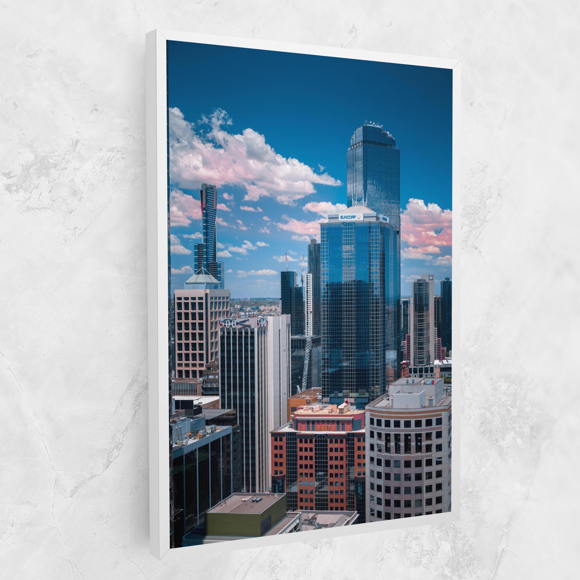 Leinwandbild Skyscrapert View mockup 1