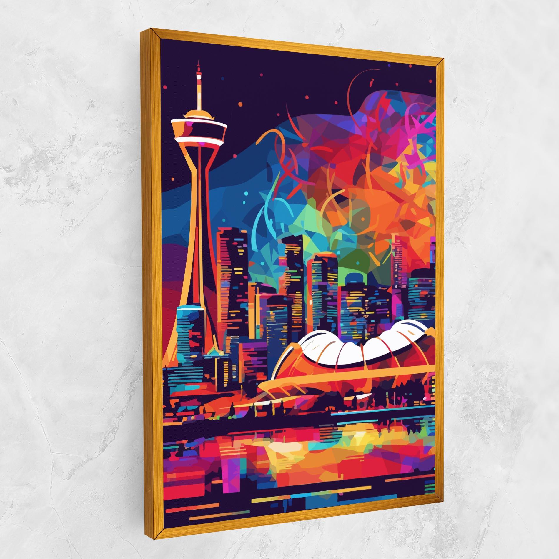 Leinwandbild Olympic Stadium Art mockup 1