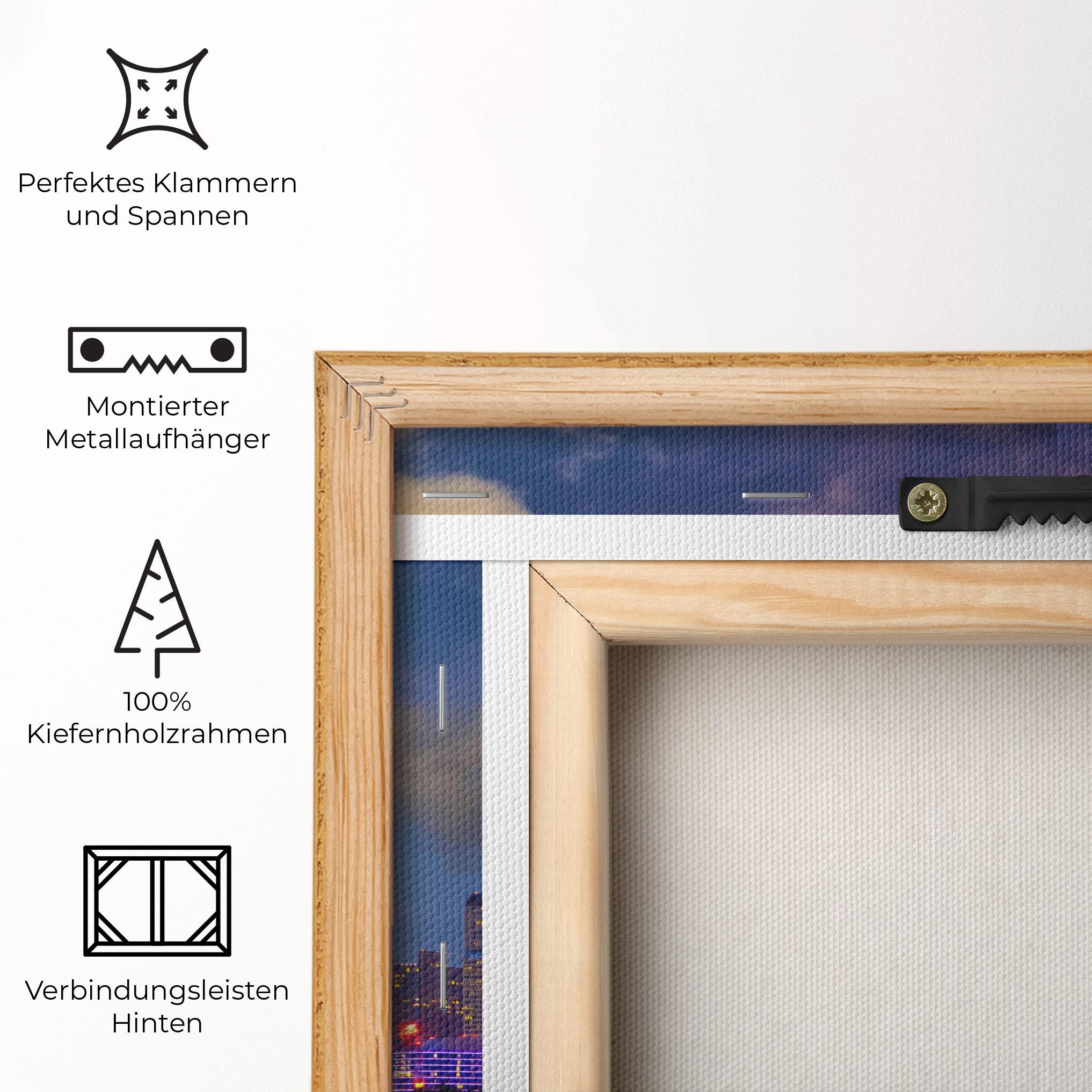 Leinwandbild Dallas Dusk mockup 5