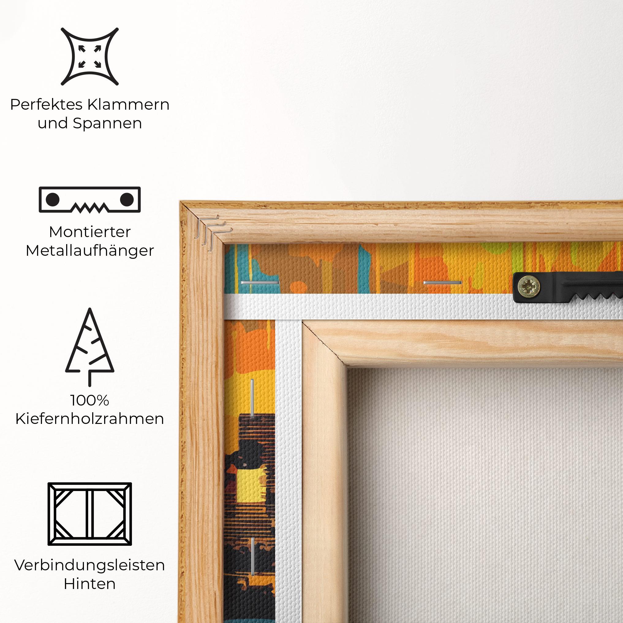 Leinwandbild Montreal Skyline mockup 5