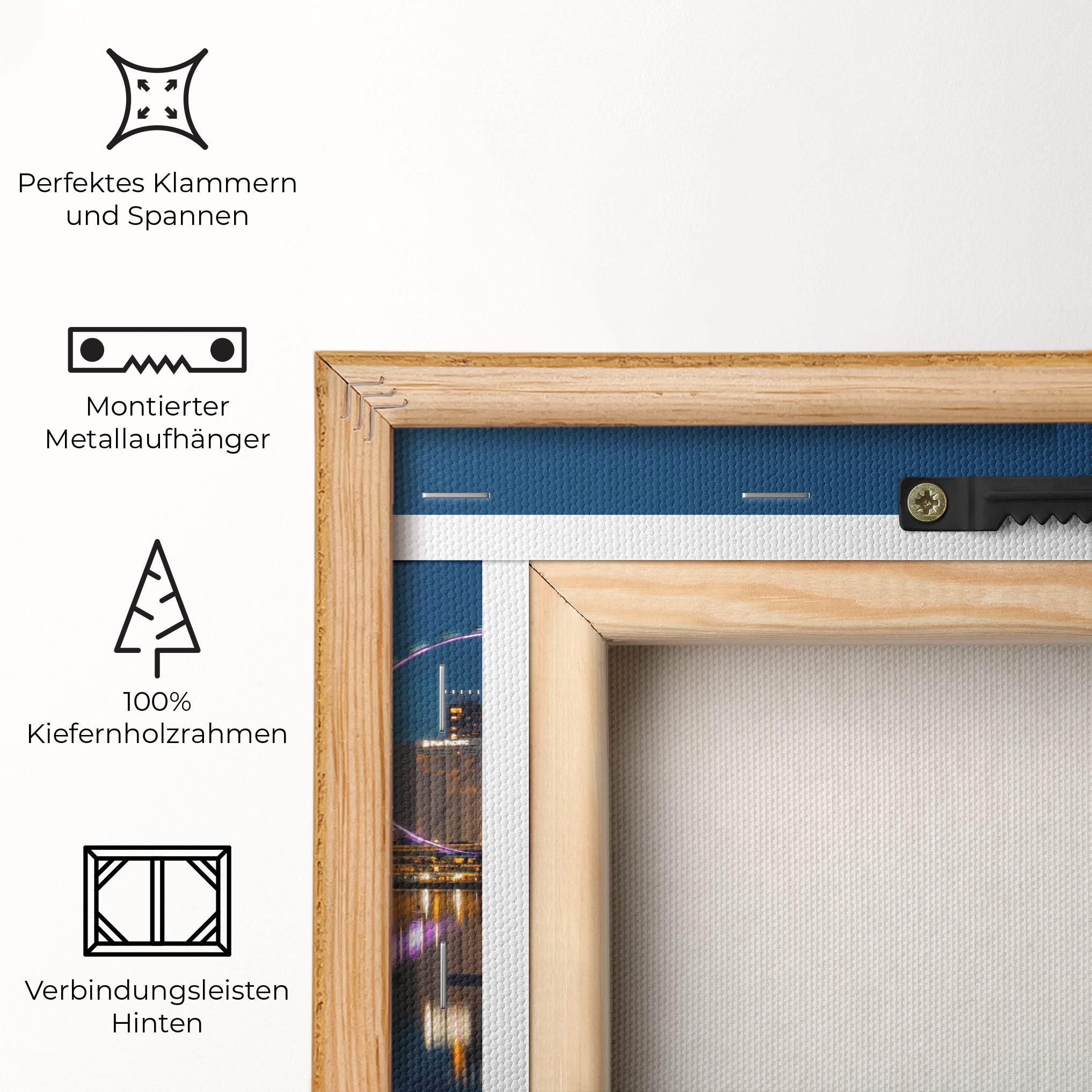 Leinwandbild Singapore City Skyline mockup 5