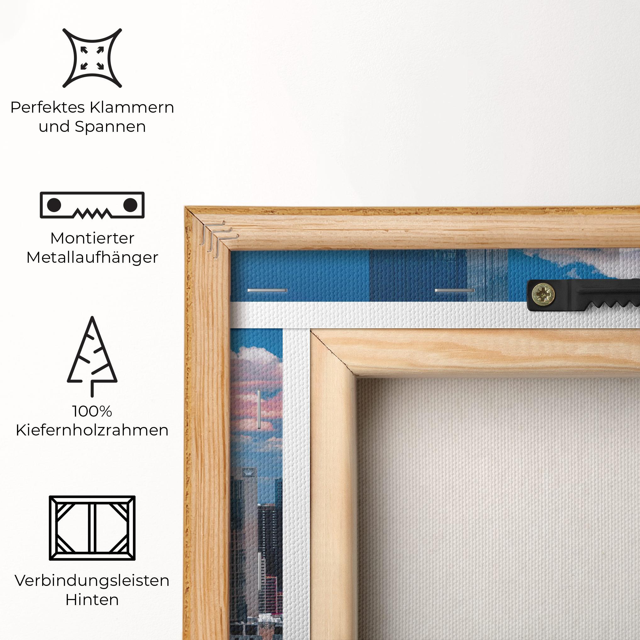 Leinwandbild Skyscrapert View mockup 5