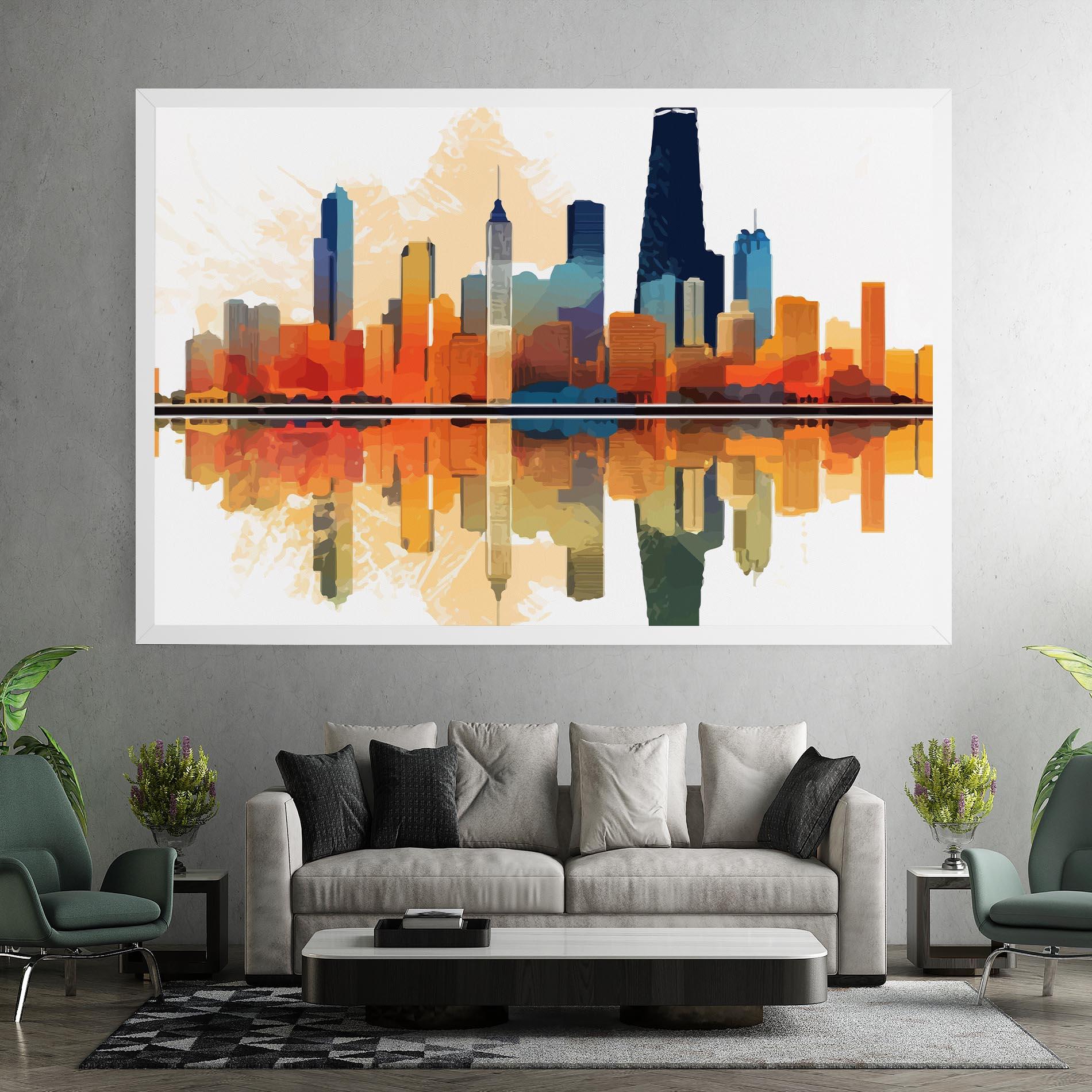 Leinwandbild Australian River mockup 7