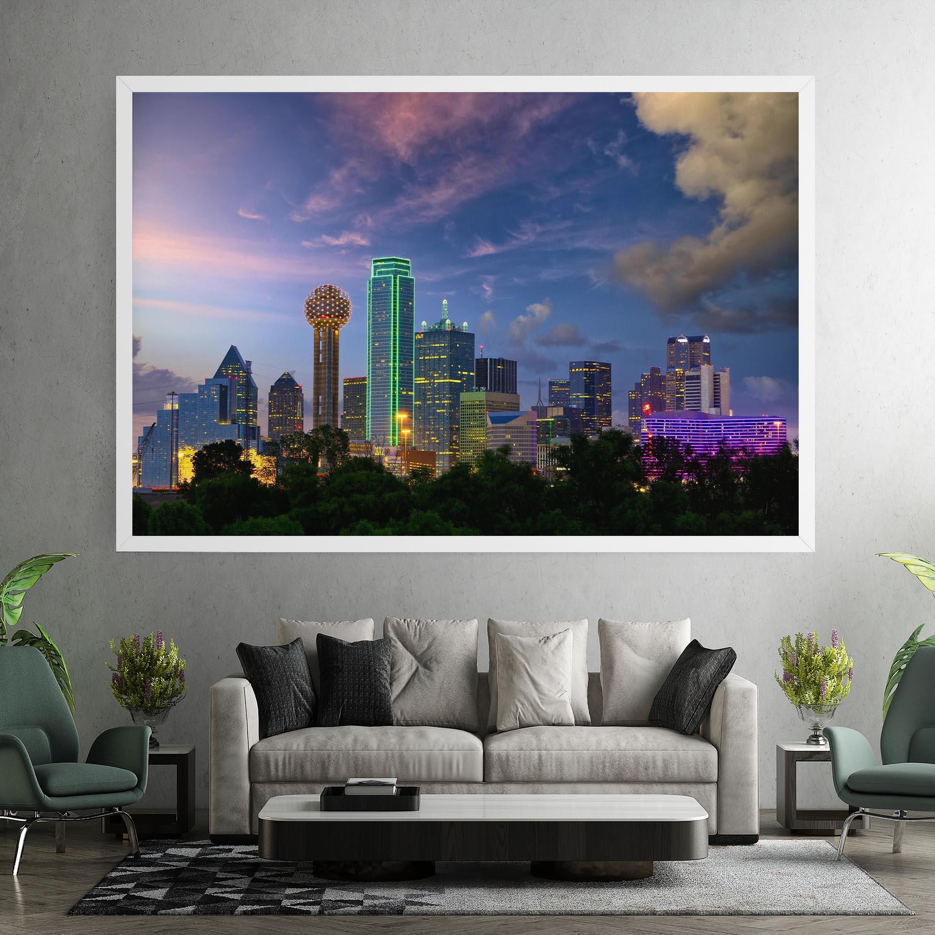Leinwandbild Dallas Dusk mockup 7