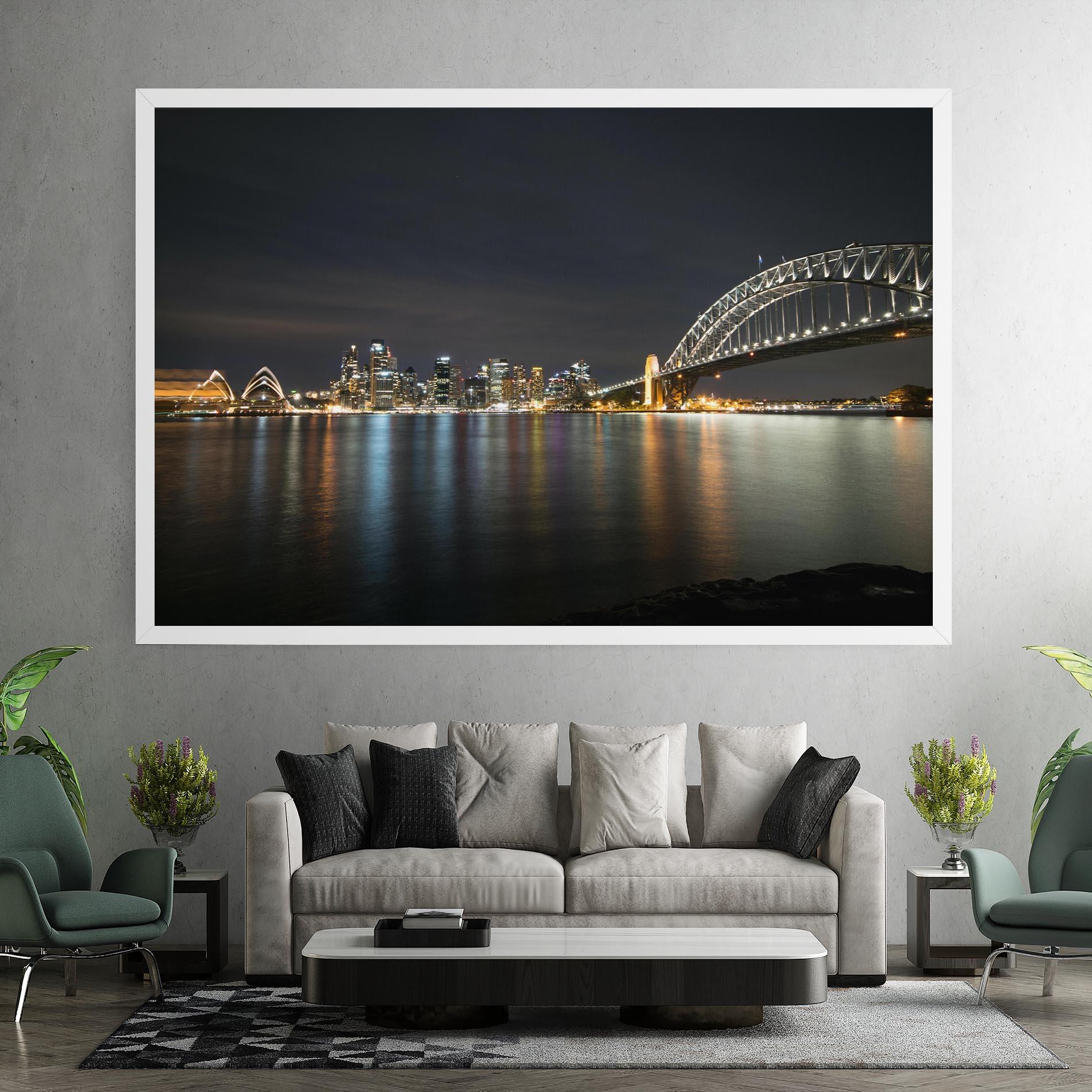 Leinwandbild Harbour Bridge mockup 7