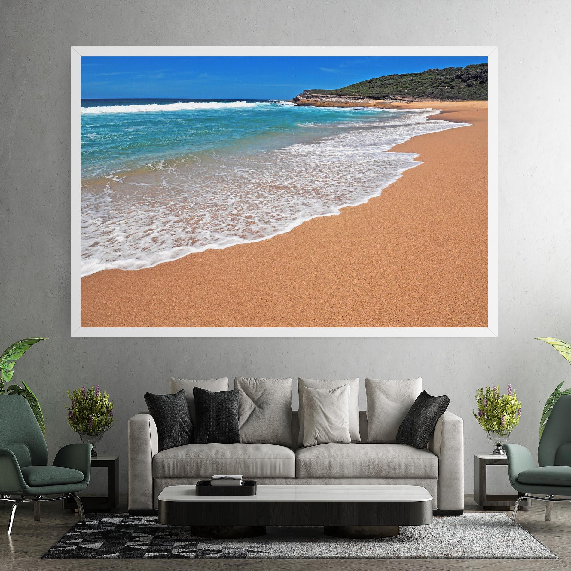Leinwandbild Pristine Beach mockup 7