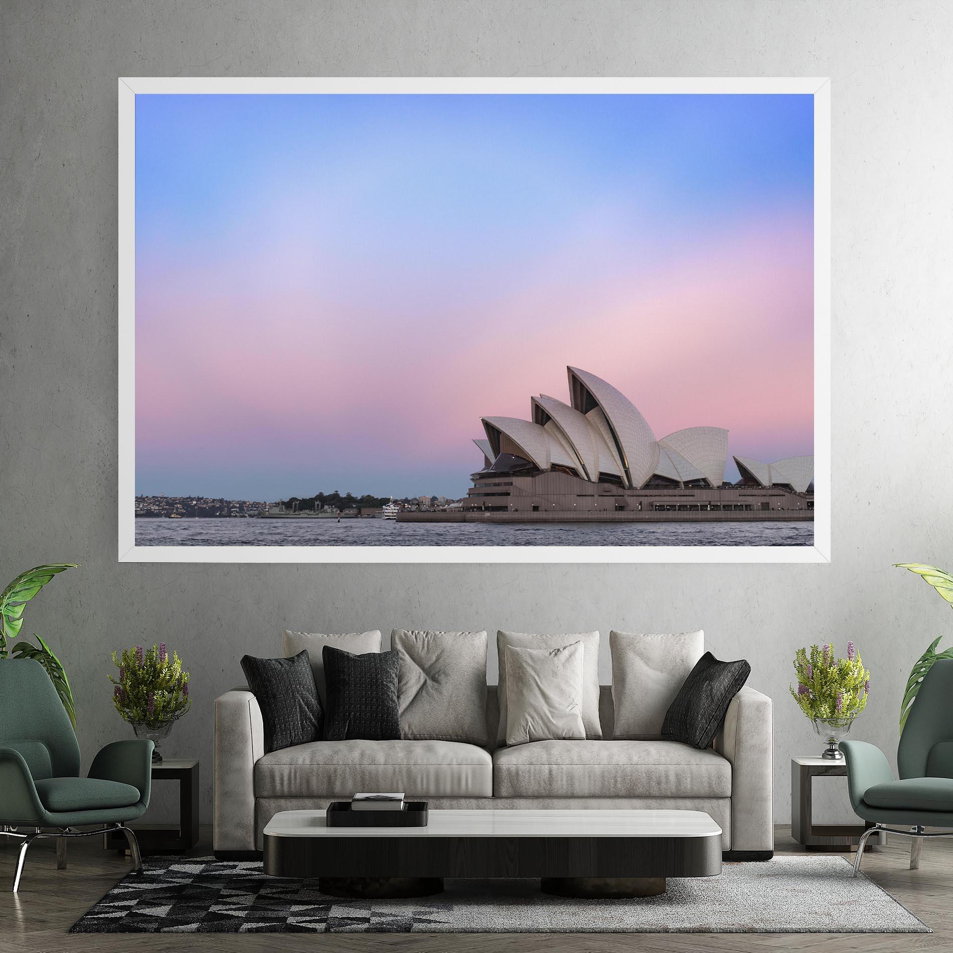 Leinwandbild Sydney Purple Sky mockup 7