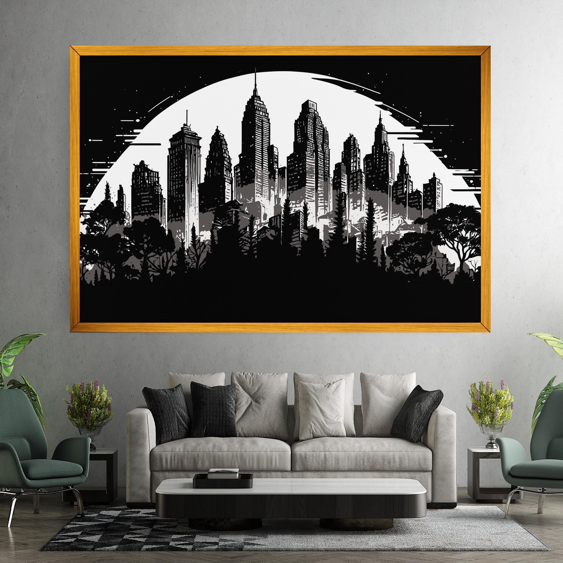 Leinwandbild Australia Moon mockup 7
