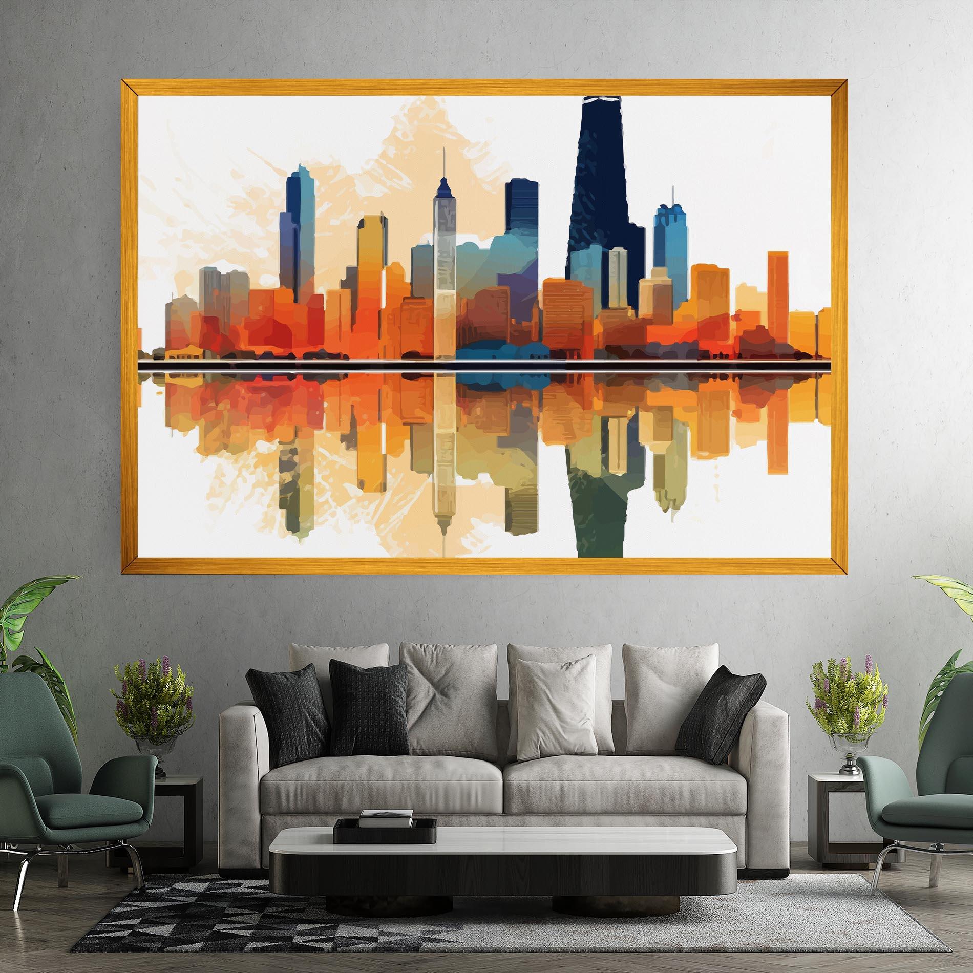 Leinwandbild Australian River mockup 7