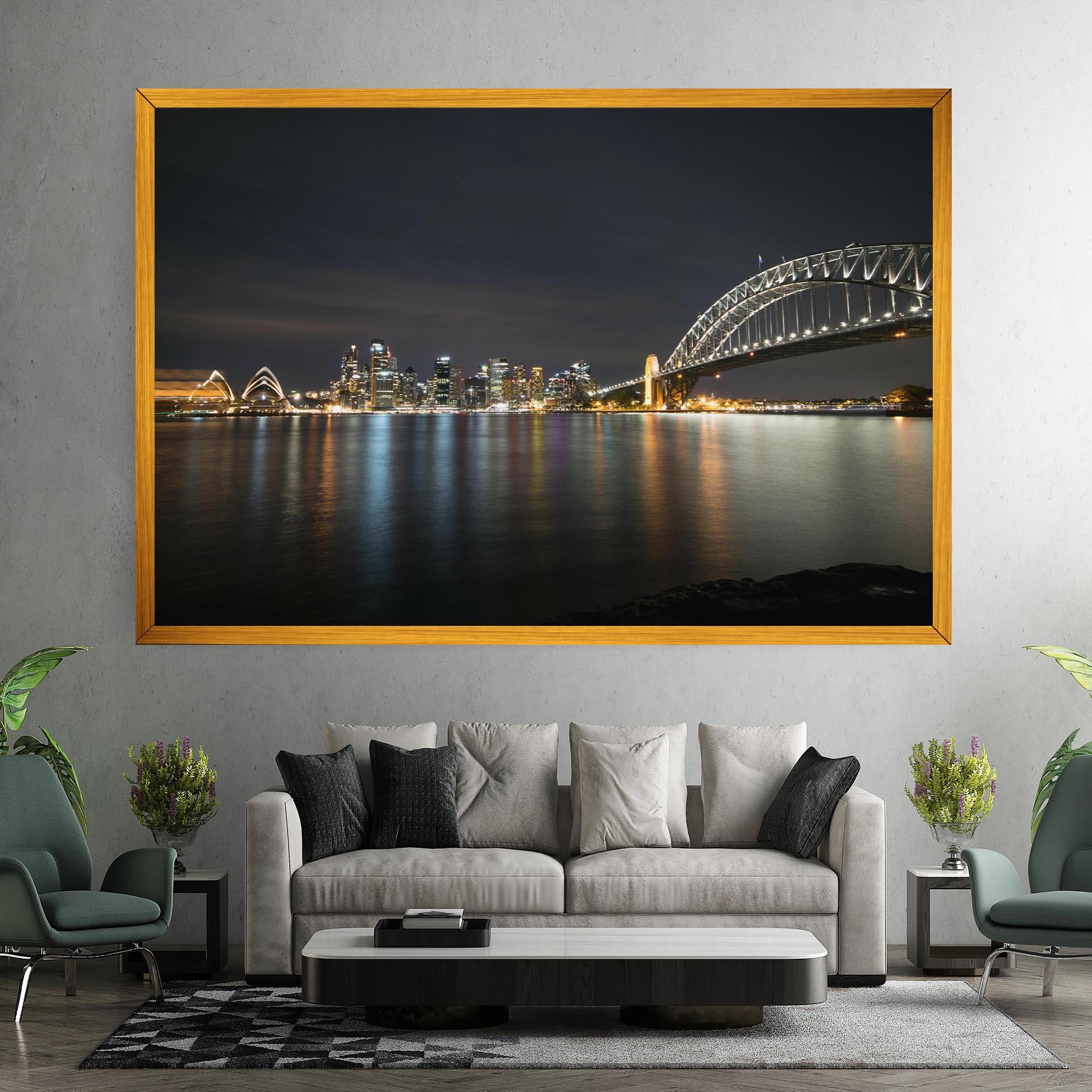 Leinwandbild Harbour Bridge mockup 7