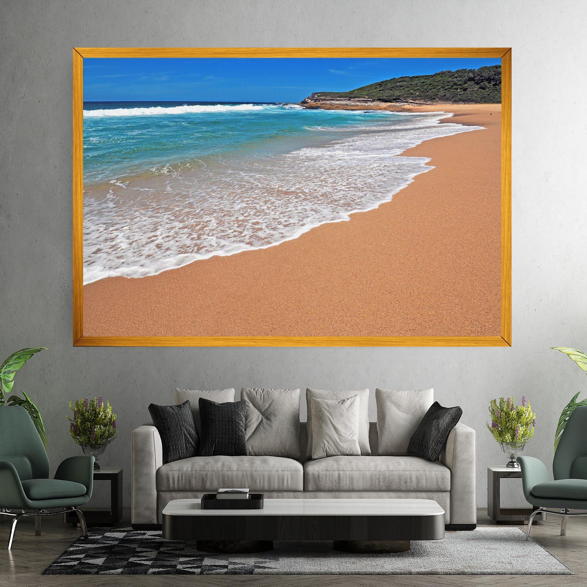 Leinwandbild Pristine Beach mockup 7