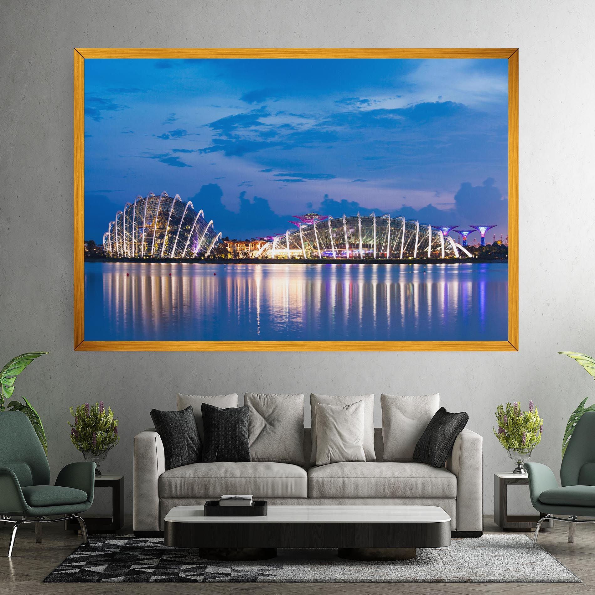 Singapore Blue Sunset mockup 7
