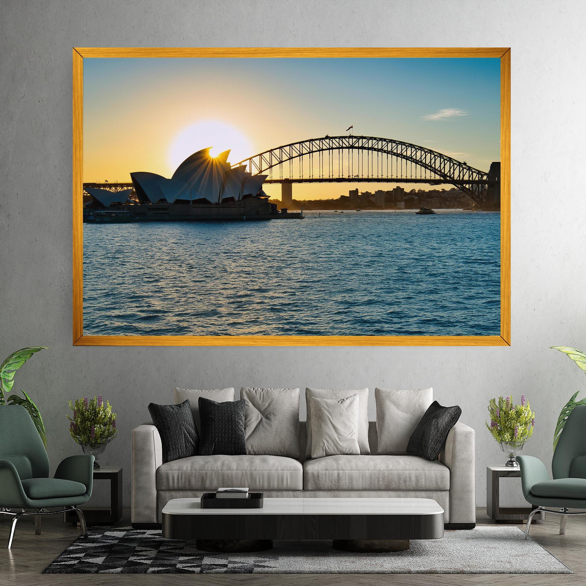 Leinwandbild Sunrise Sydney mockup 7