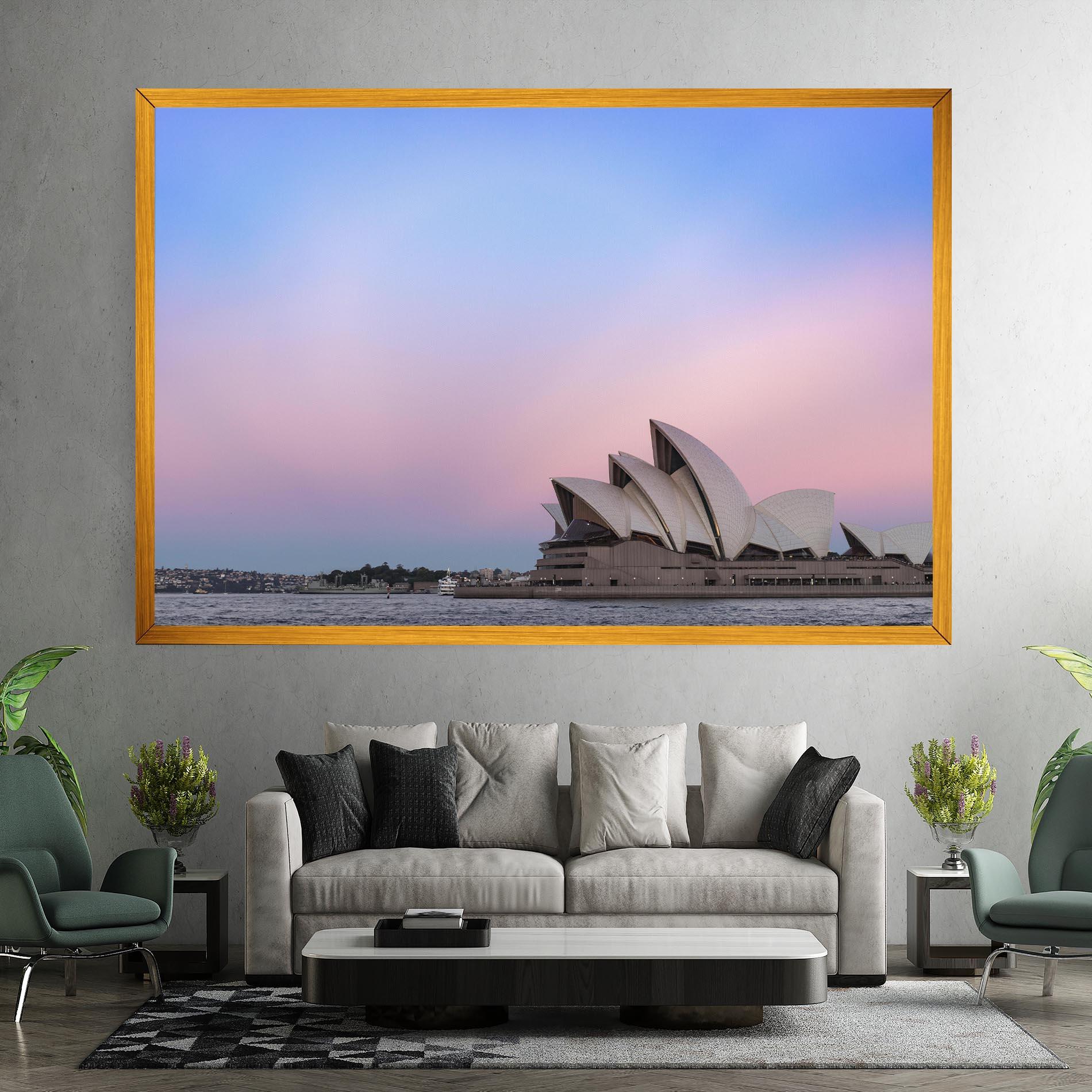 Leinwandbild Sydney Purple Sky mockup 7