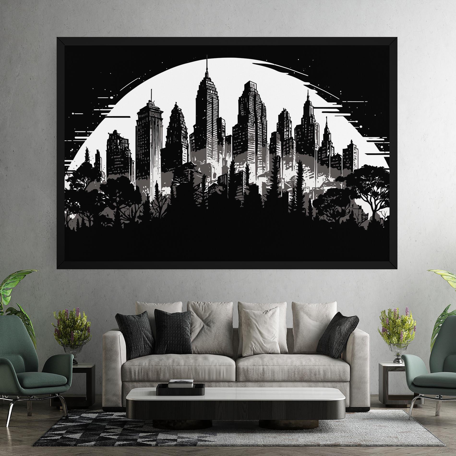 Leinwandbild Australia Moon mockup 7