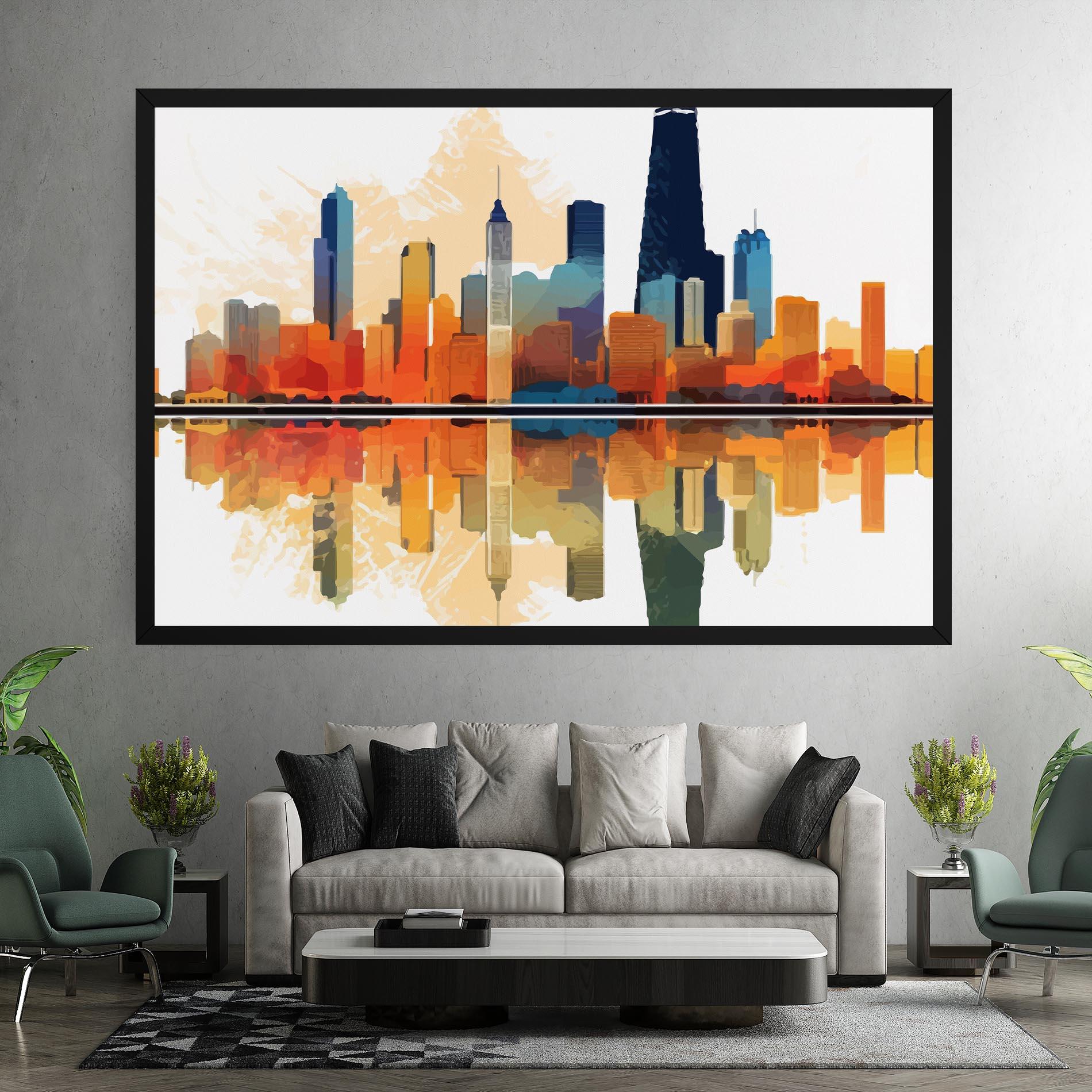 Leinwandbild Australian River mockup 7