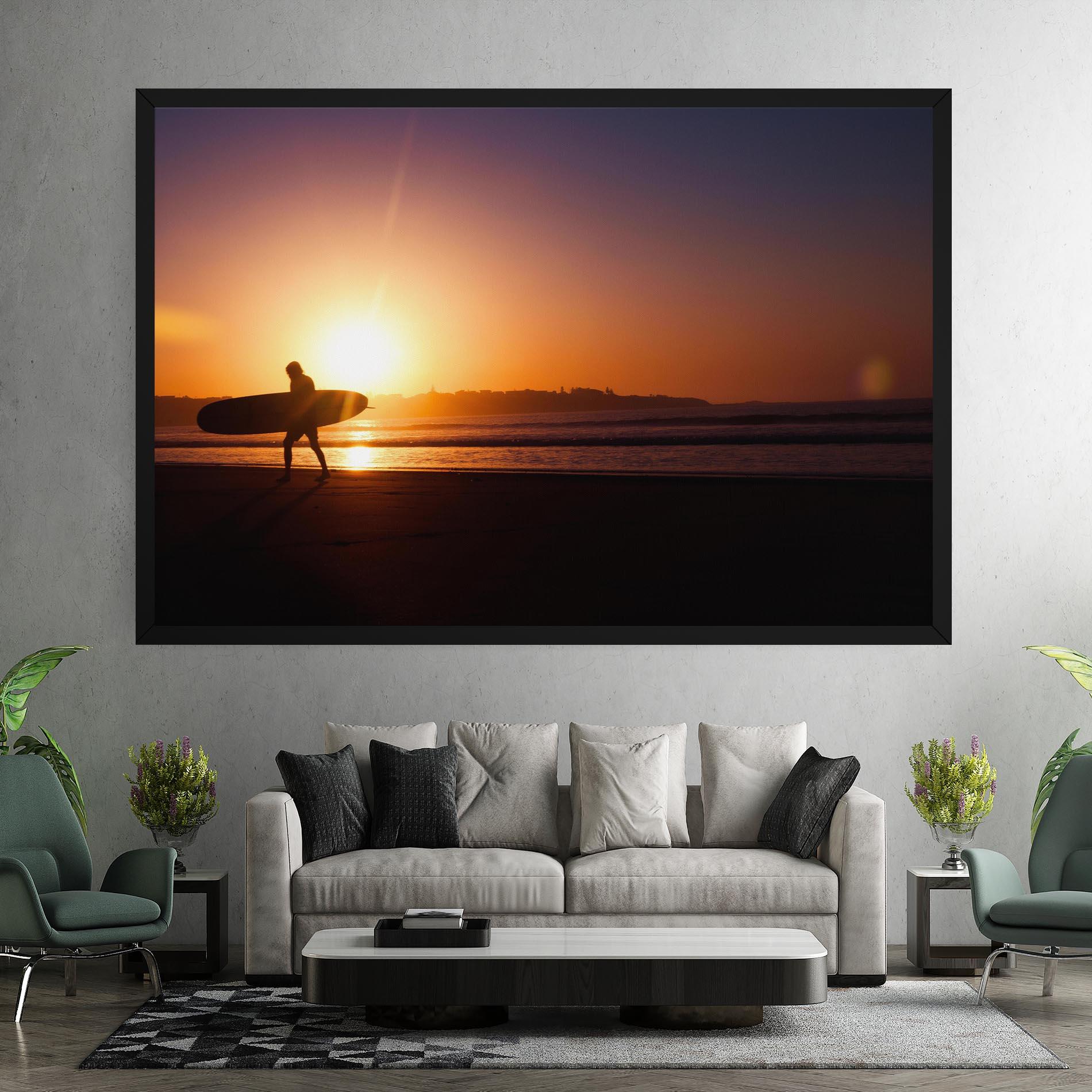 Leinwandbild Australian Sunset mockup 7