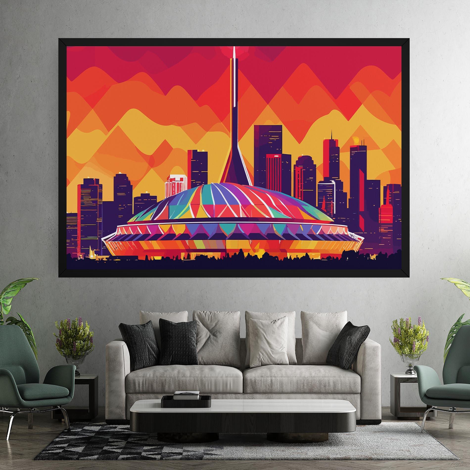 Leinwandbild Olympic Stadium mockup 7