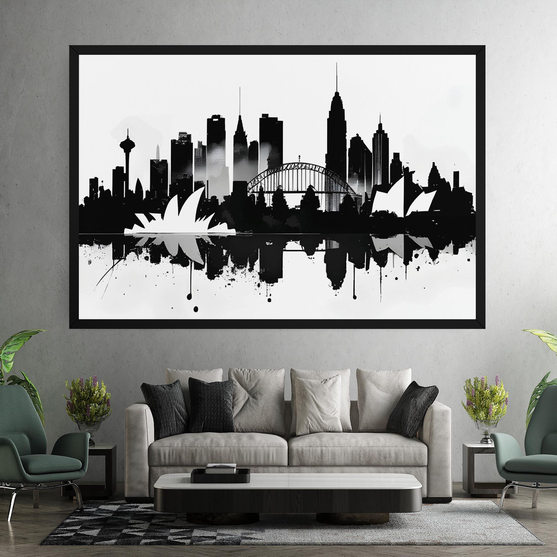 Leinwandbild Opera House Art mockup 7