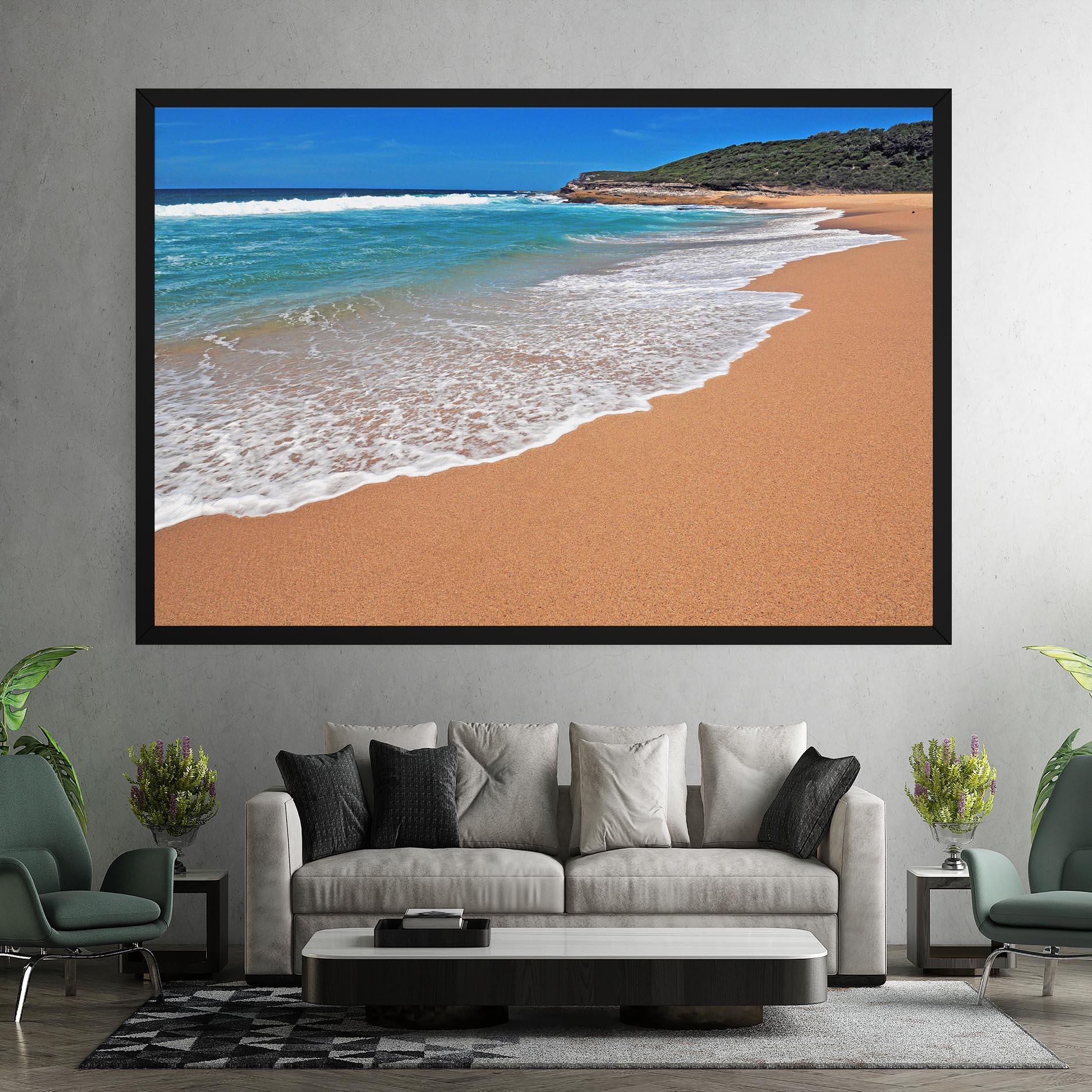 Leinwandbild Pristine Beach mockup 7