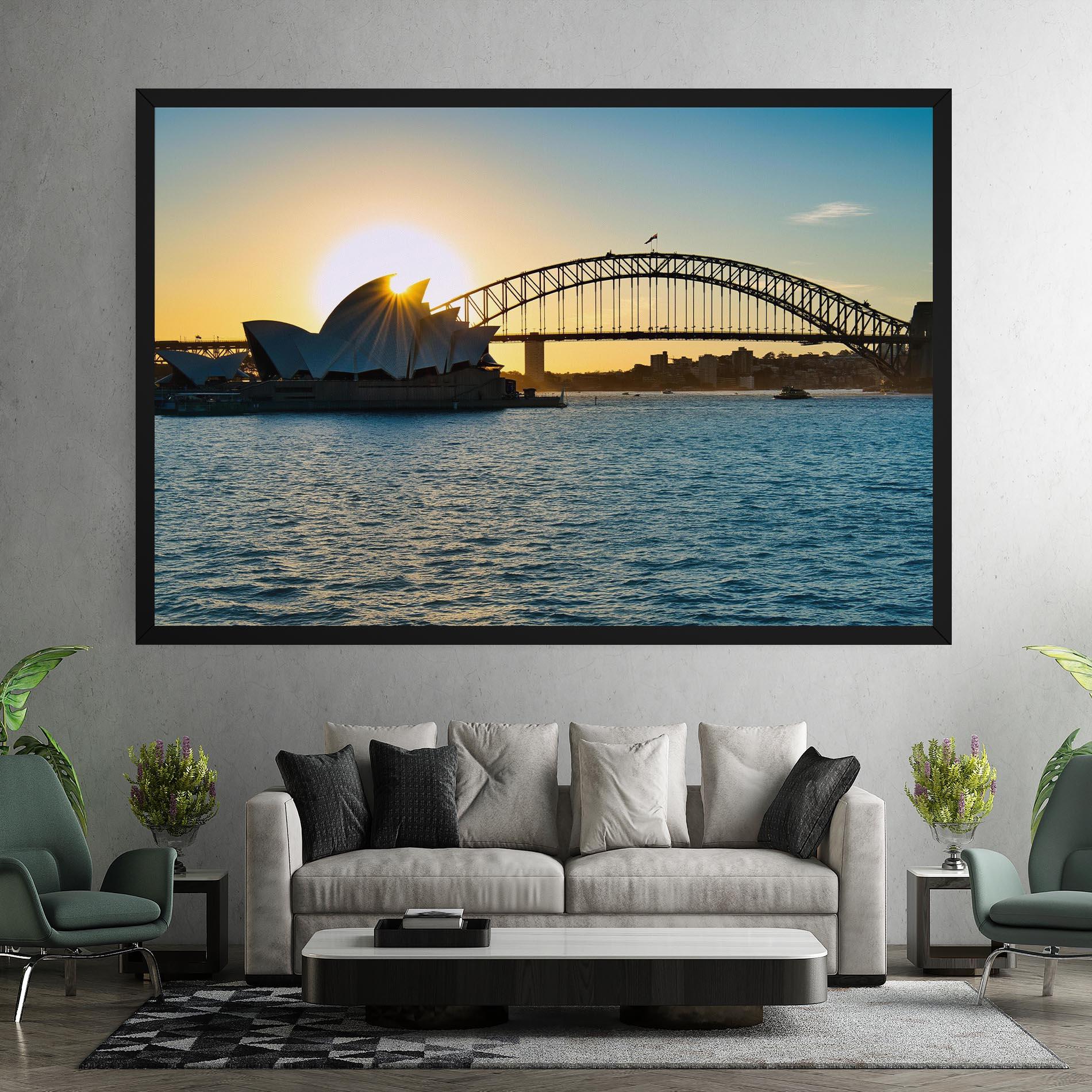 Leinwandbild Sunrise Sydney mockup 7