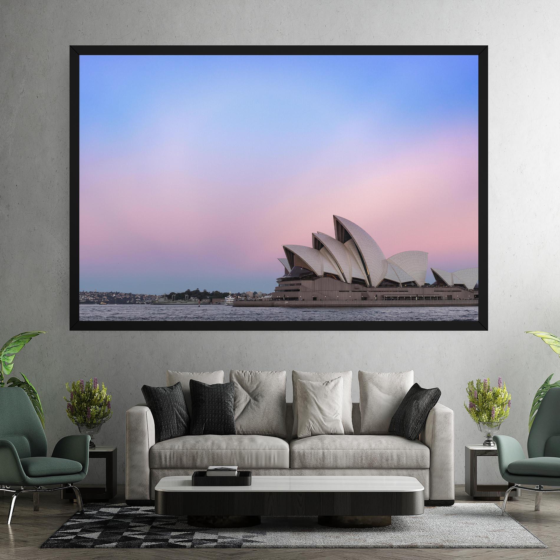 Leinwandbild Sydney Purple Sky mockup 7