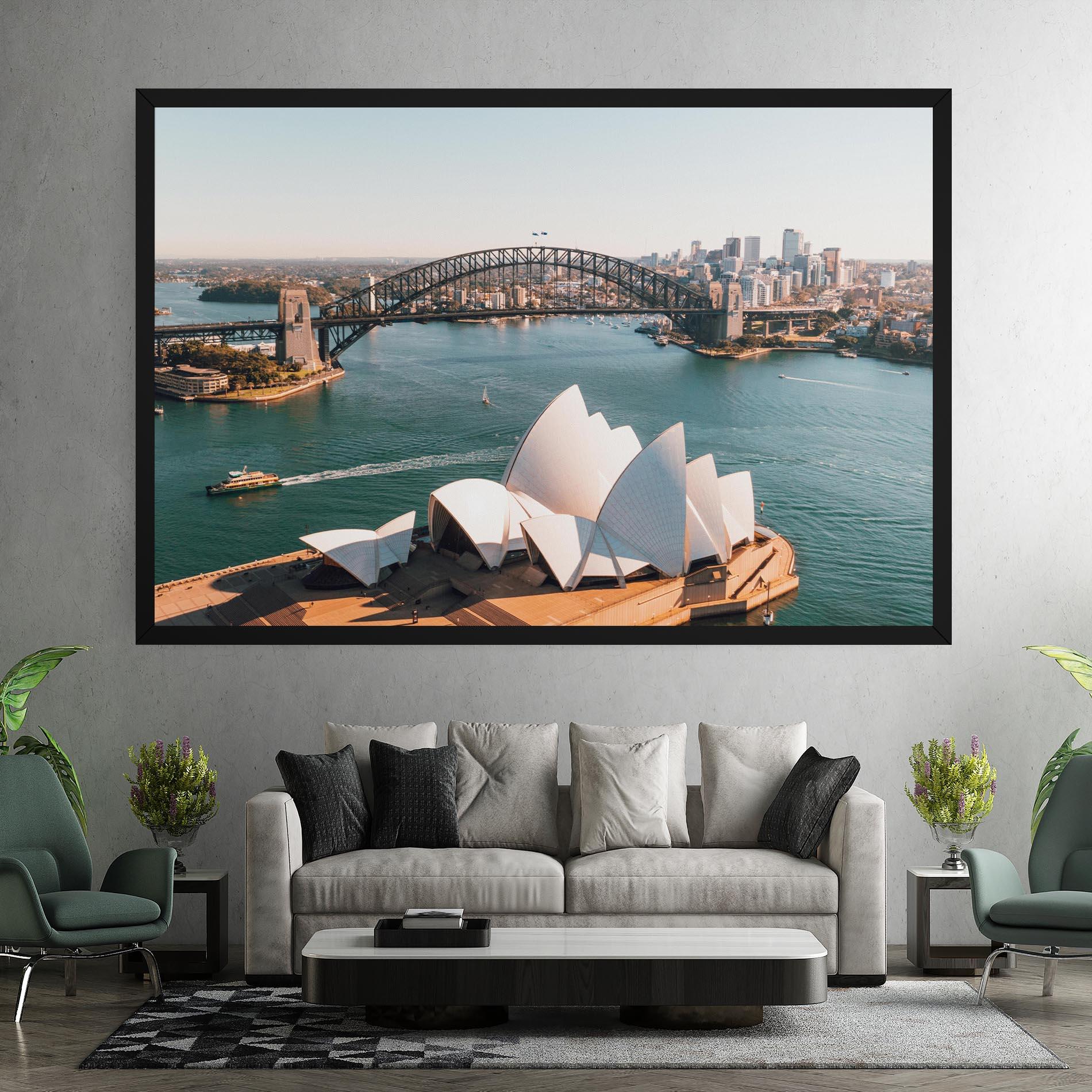 Leinwandbild Sydney View mockup 7