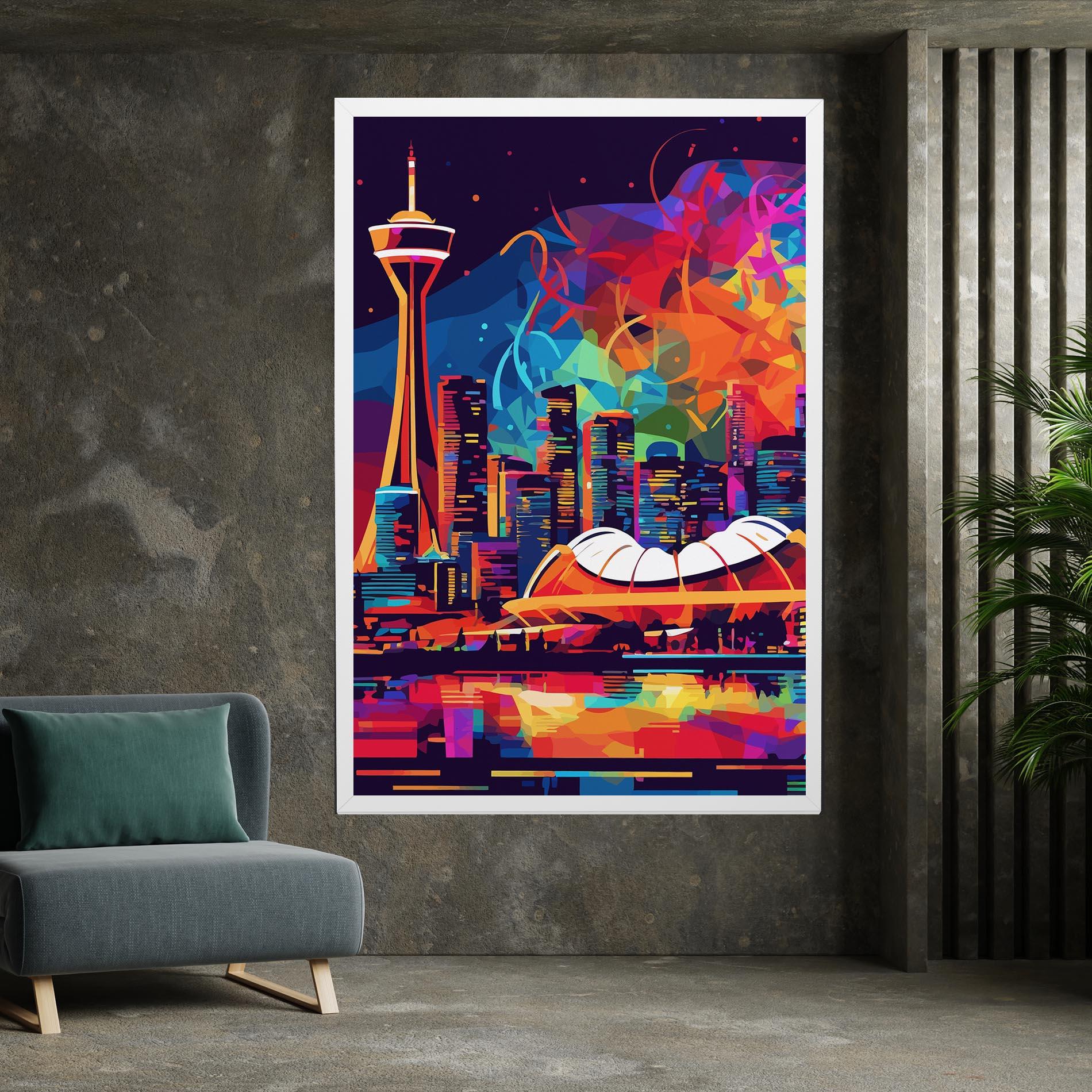 Leinwandbild Olympic Stadium Art mockup 7