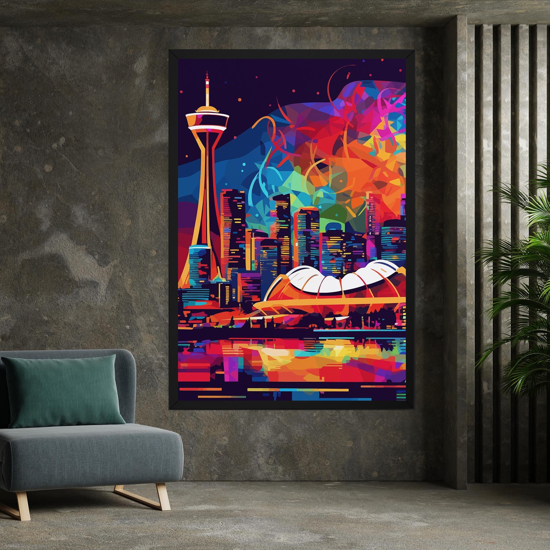 Leinwandbild Olympic Stadium Art mockup 7