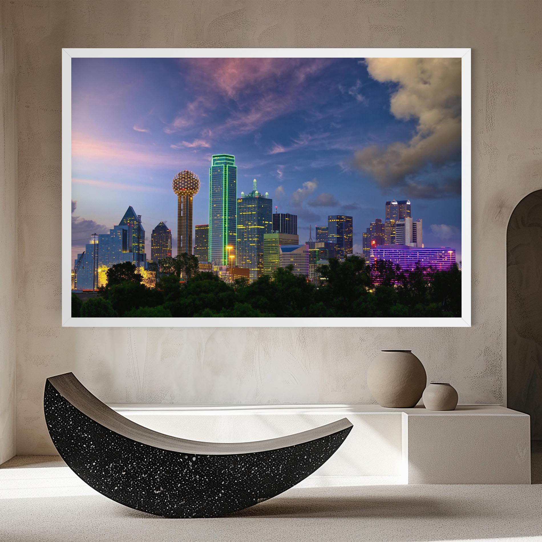 Leinwandbild Dallas Dusk mockup 8