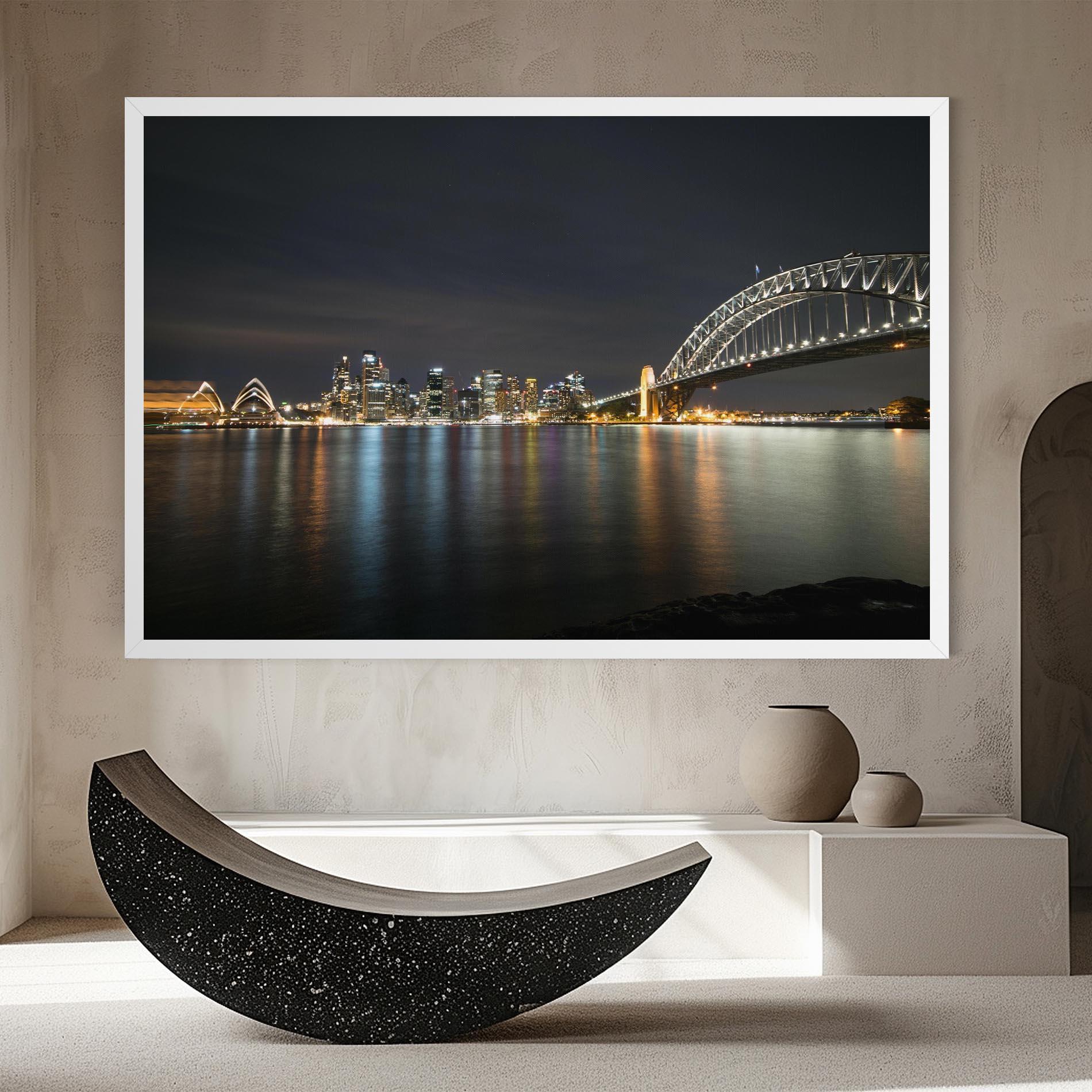 Leinwandbild Harbour Bridge mockup 8