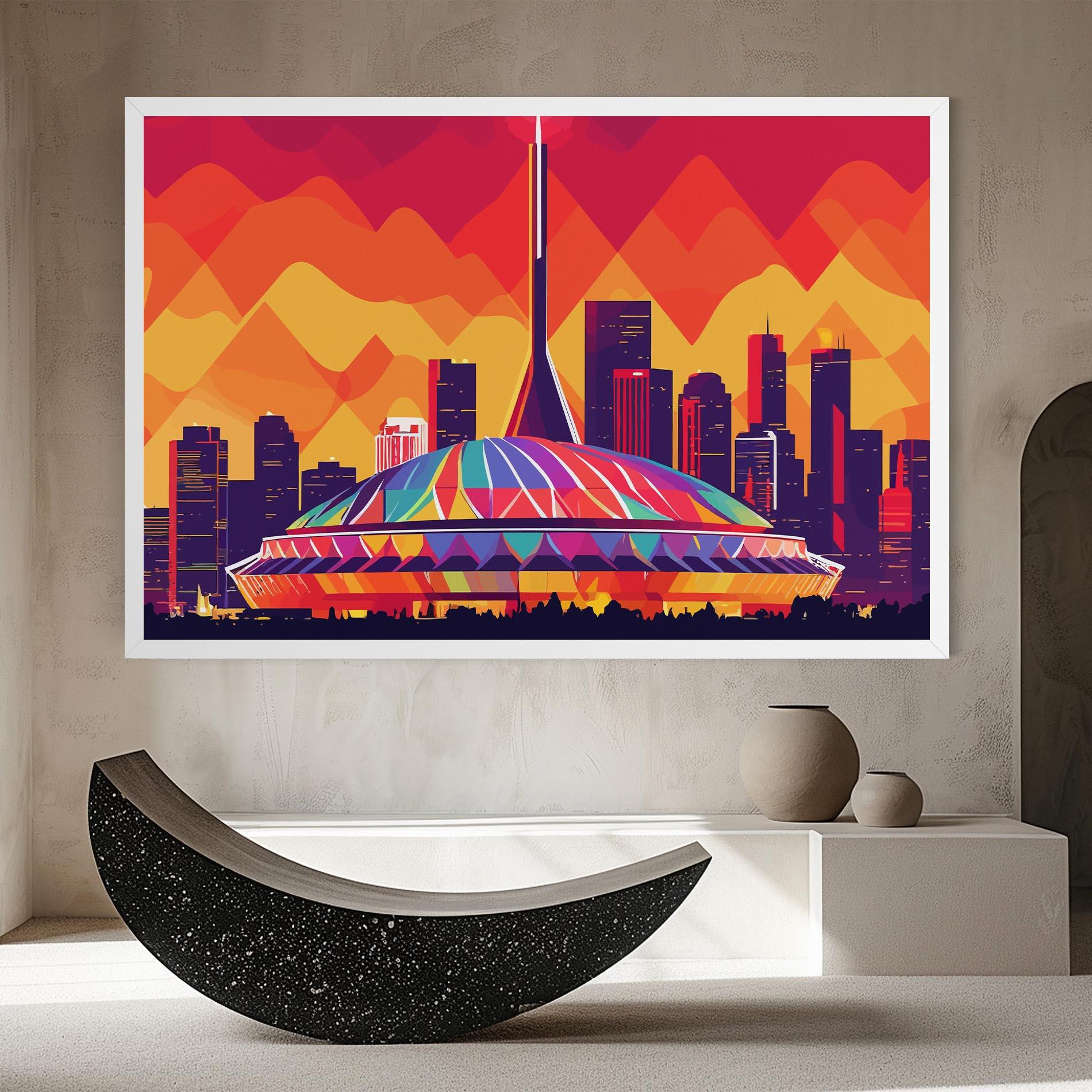 Leinwandbild Olympic Stadium mockup 8