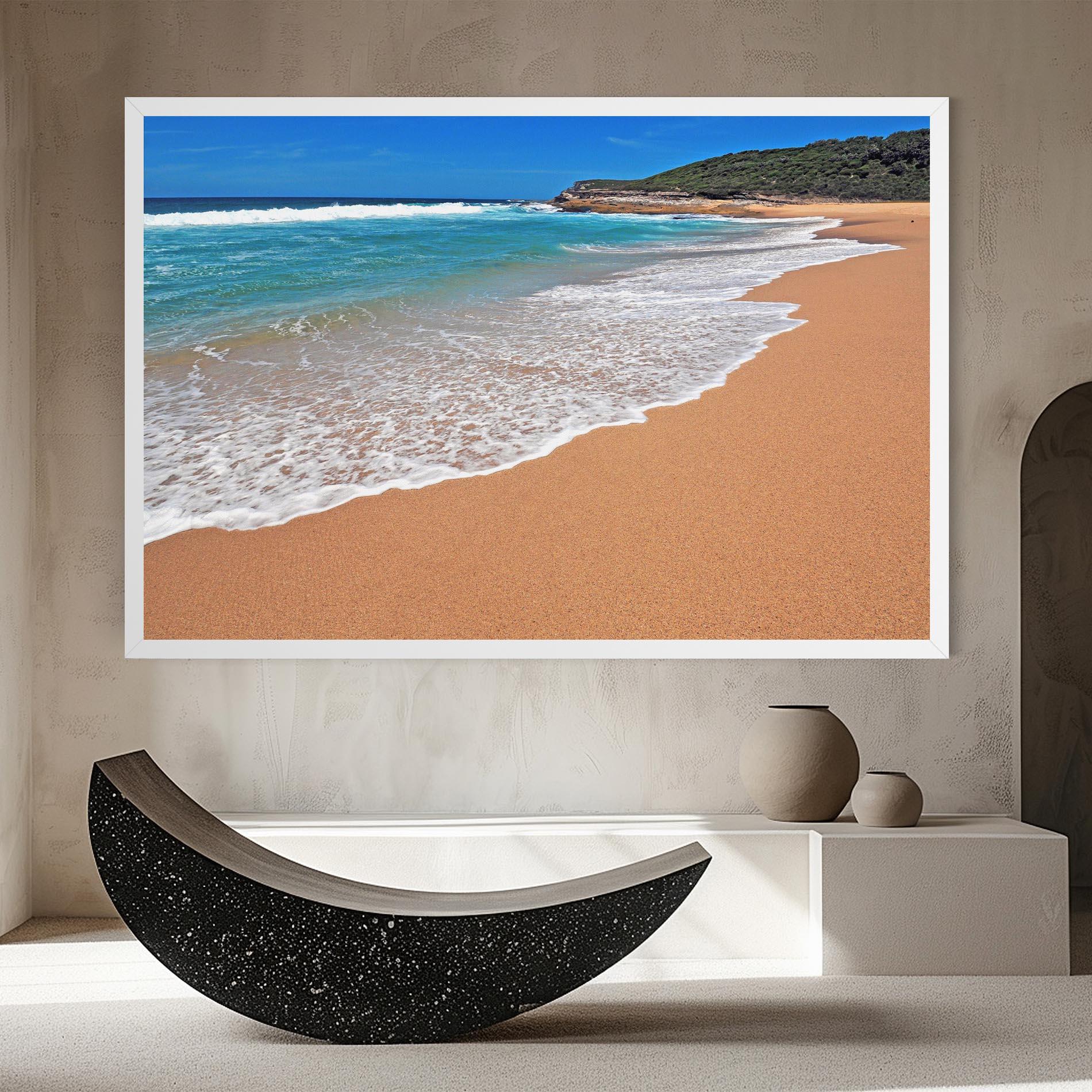 Leinwandbild Pristine Beach mockup 8