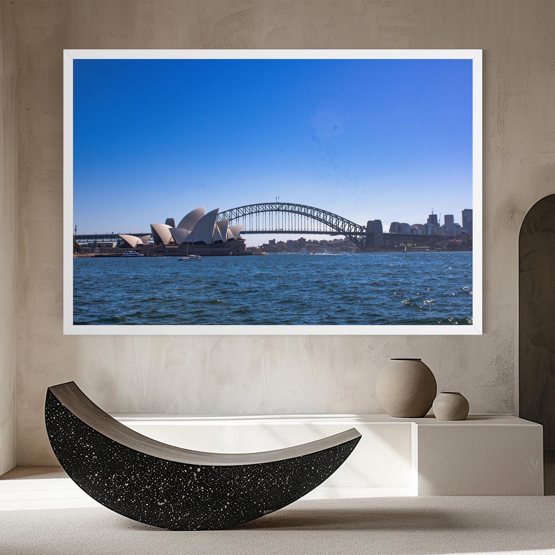 Leinwandbild Sydney Day Bridge mockup 8
