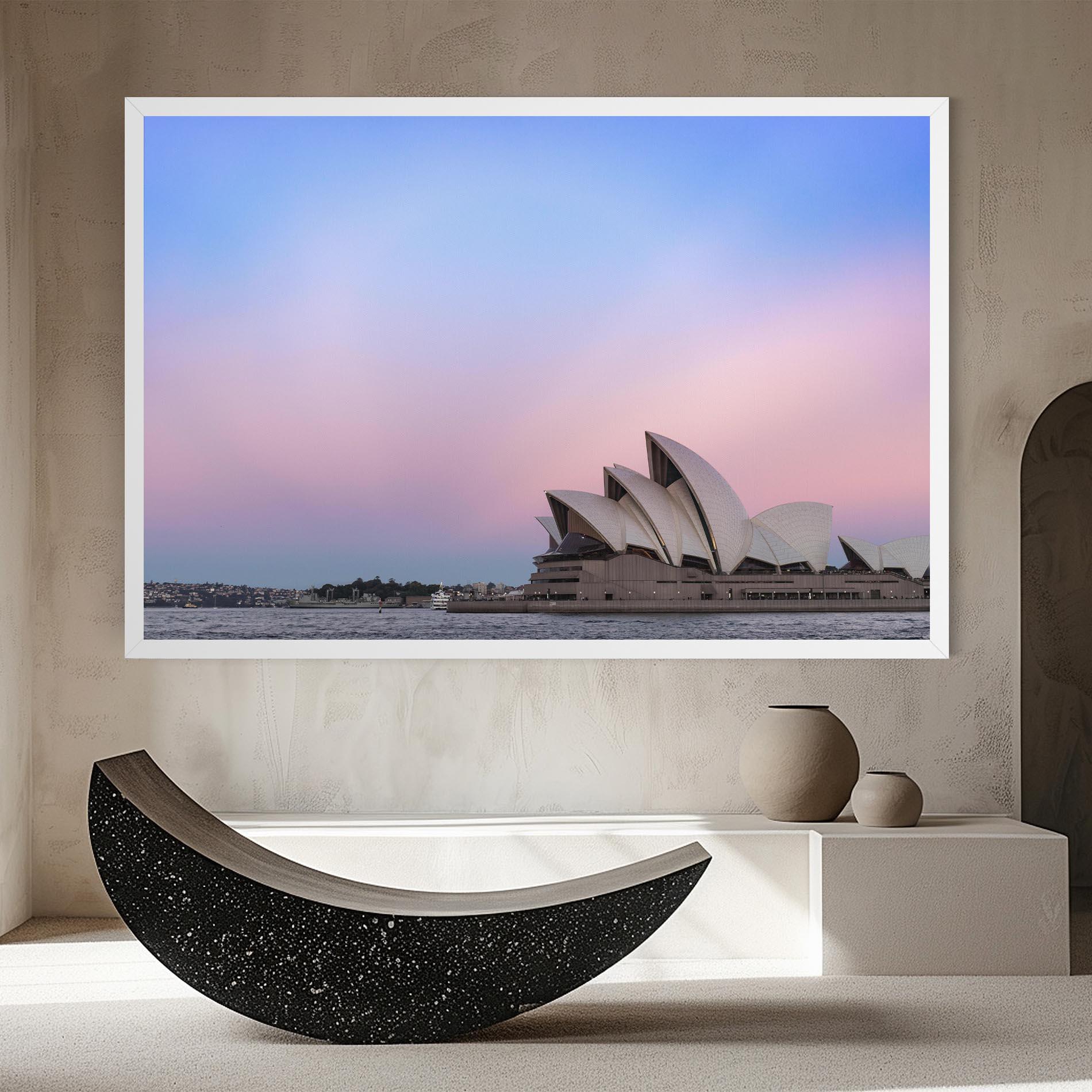 Leinwandbild Sydney Purple Sky mockup 8