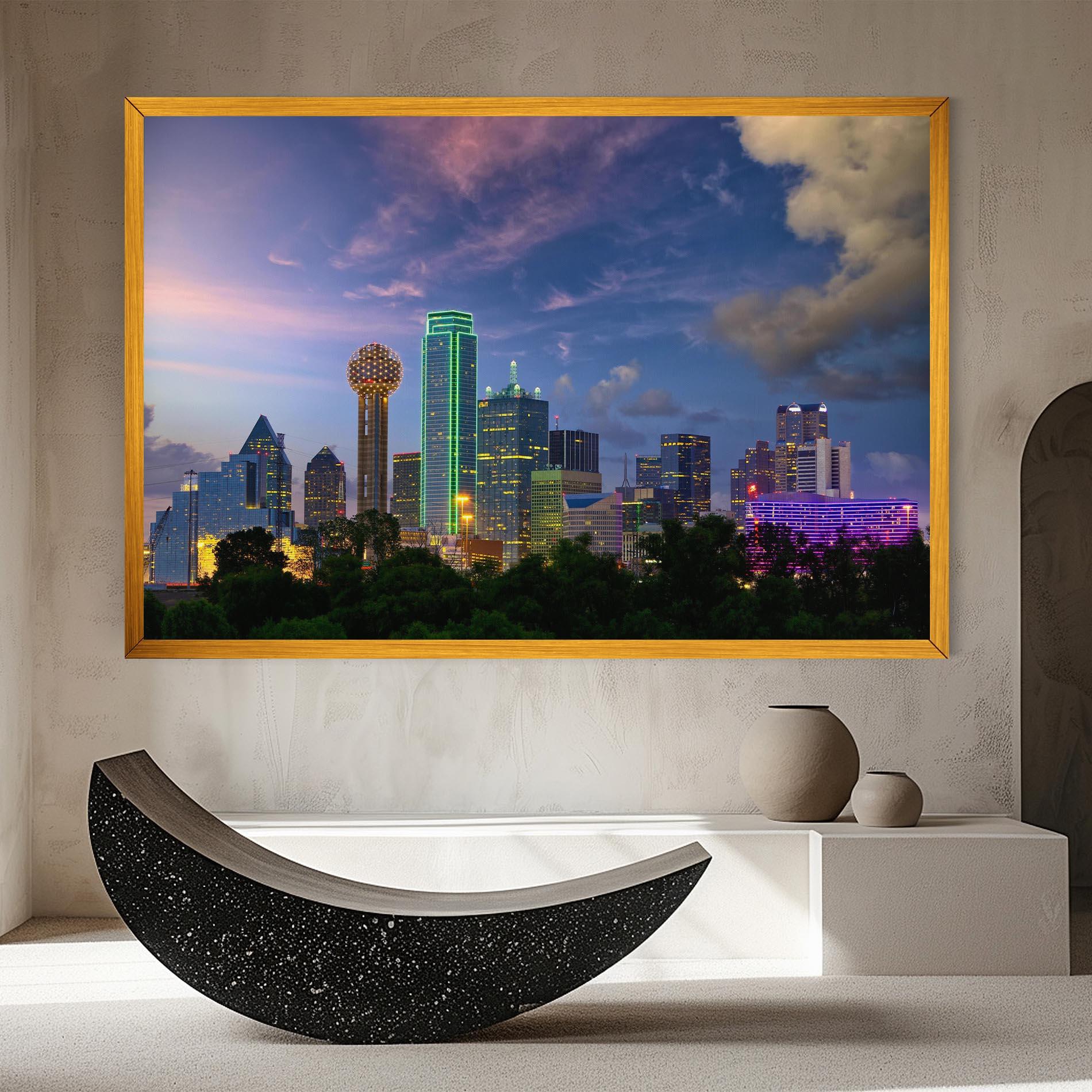 Leinwandbild Dallas Dusk mockup 8