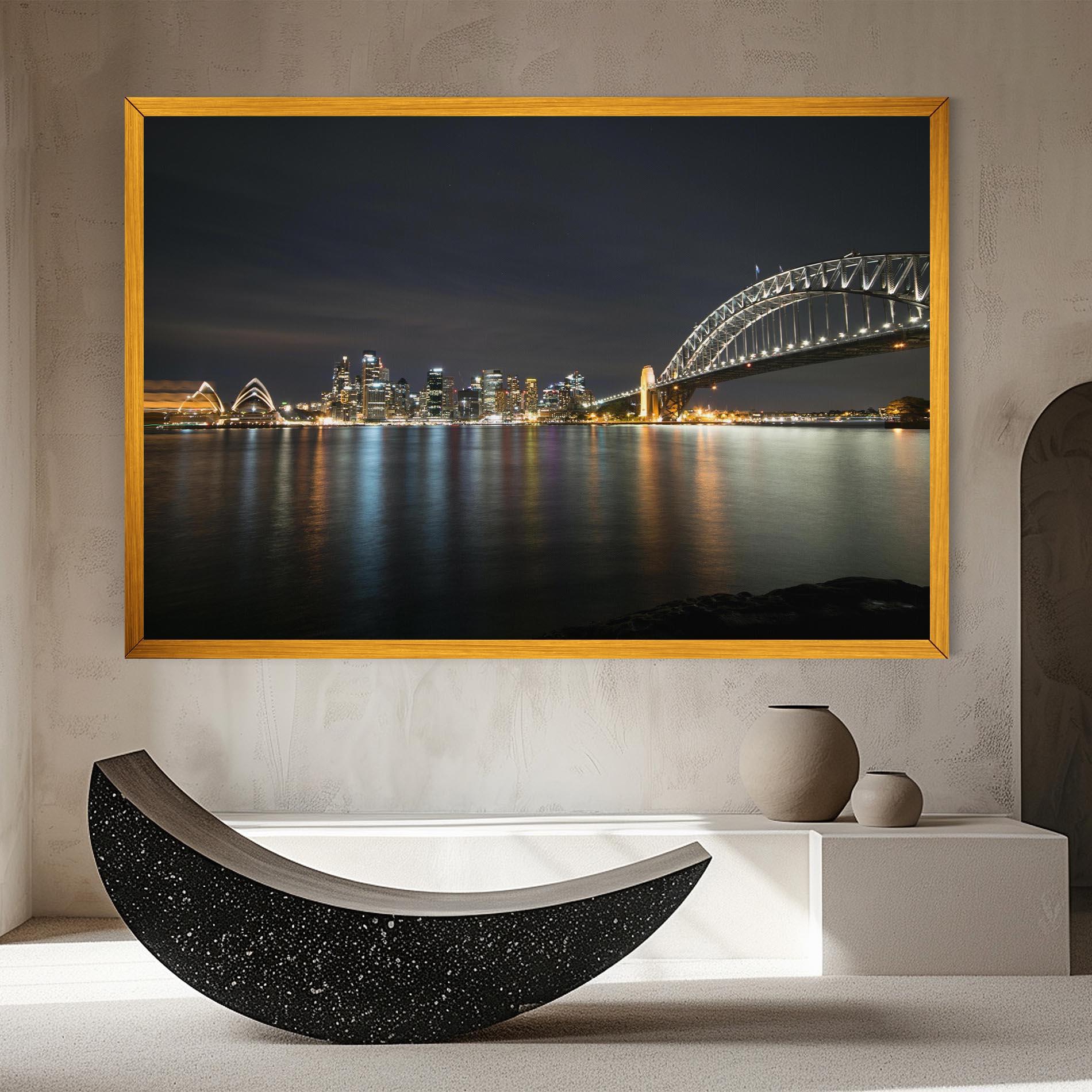 Leinwandbild Harbour Bridge mockup 8