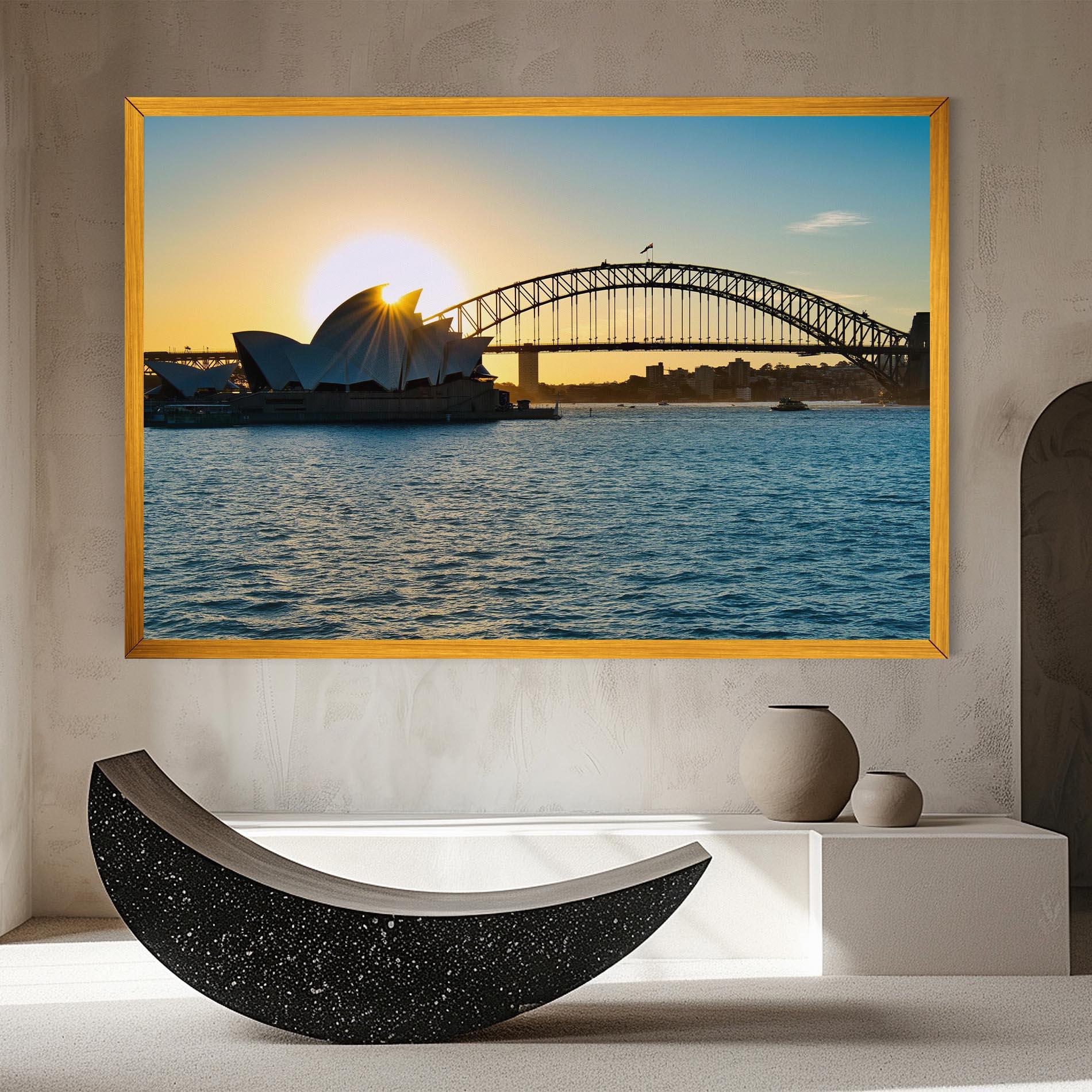 Leinwandbild Sunrise Sydney mockup 8
