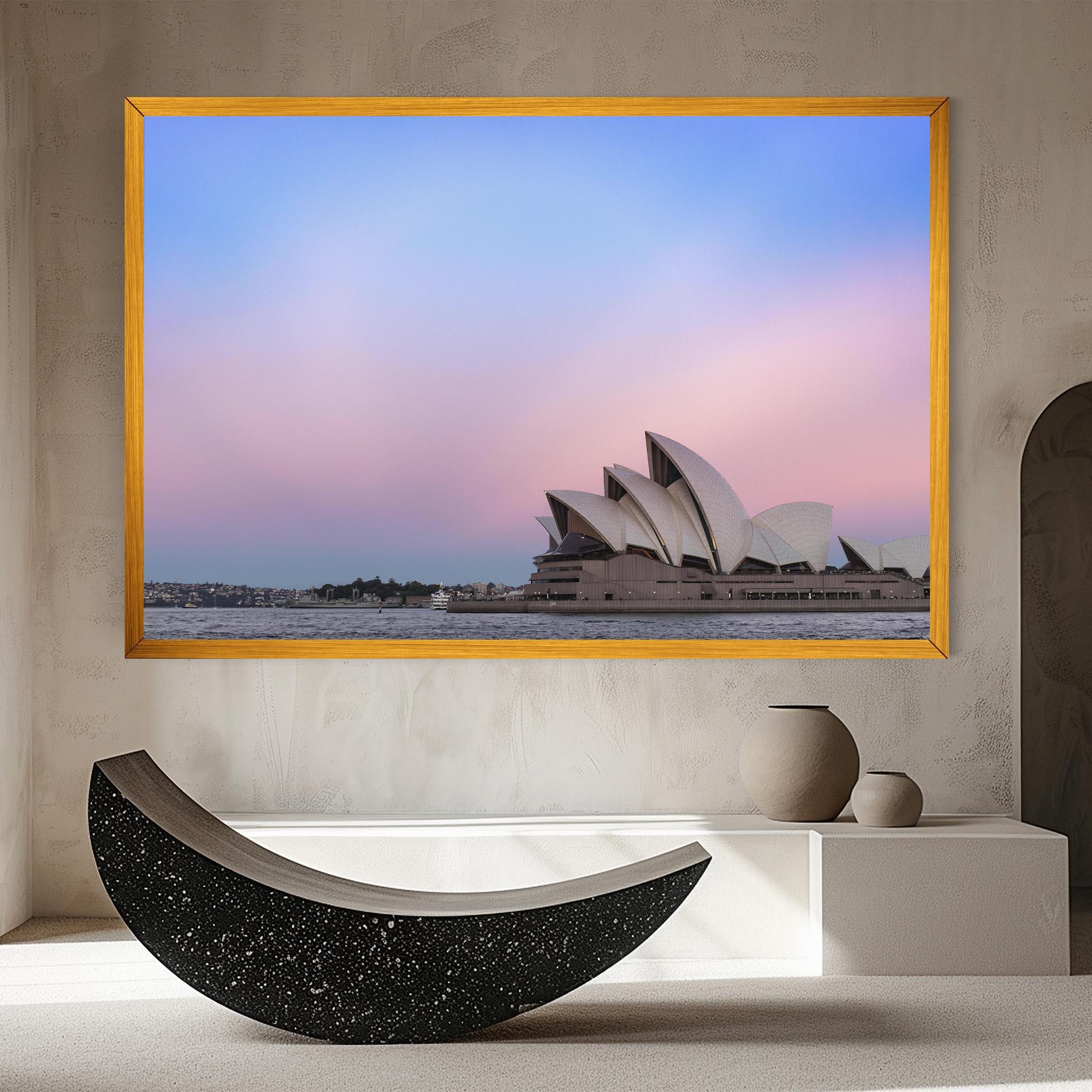 Leinwandbild Sydney Purple Sky mockup 8