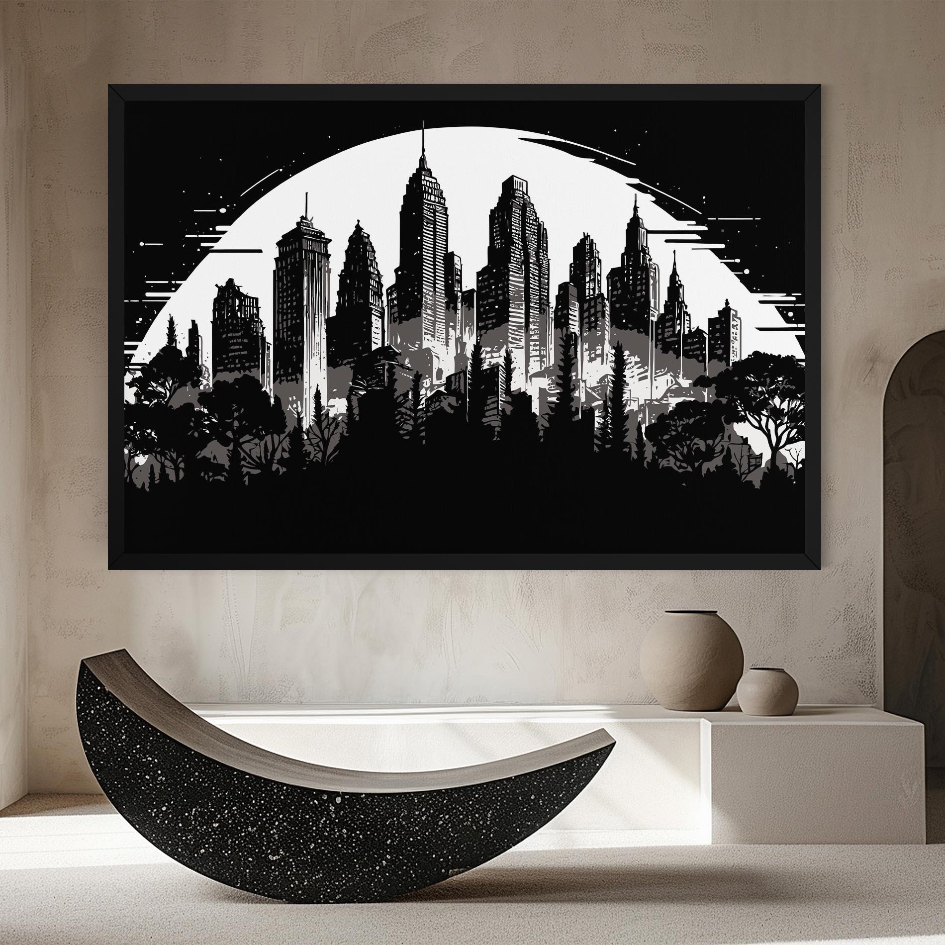 Leinwandbild Australia Moon mockup 8