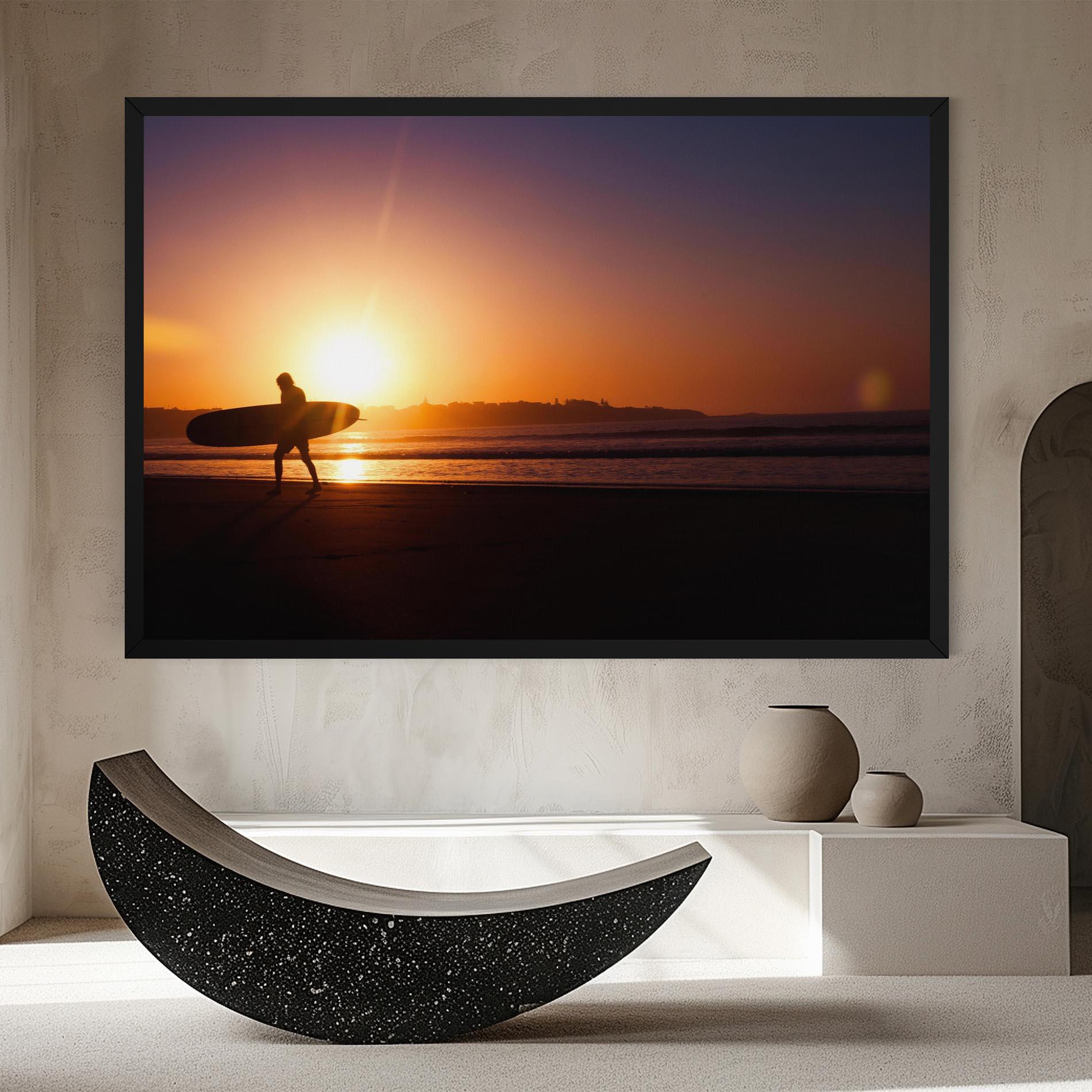 Leinwandbild Australian Sunset mockup 8