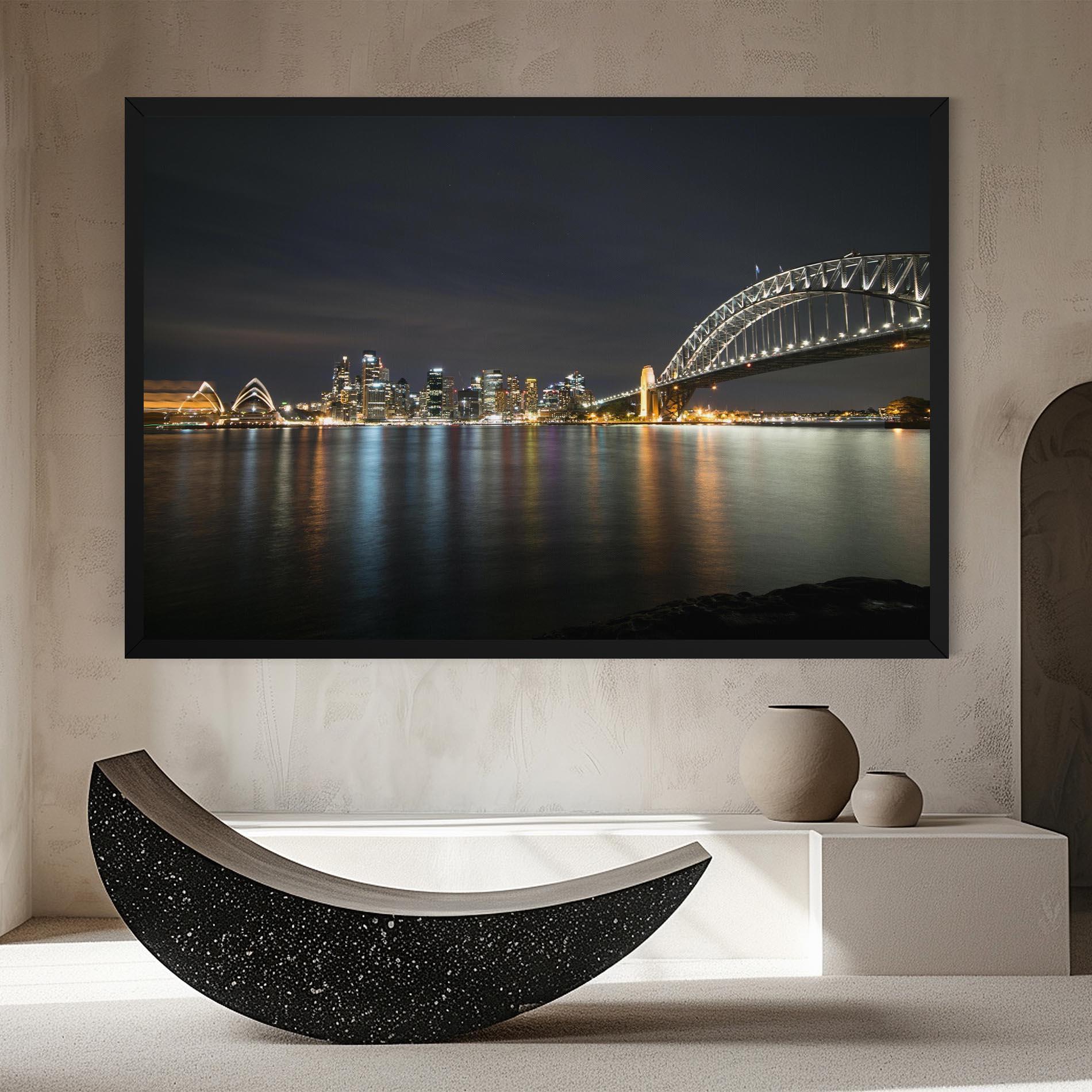 Leinwandbild Harbour Bridge mockup 8