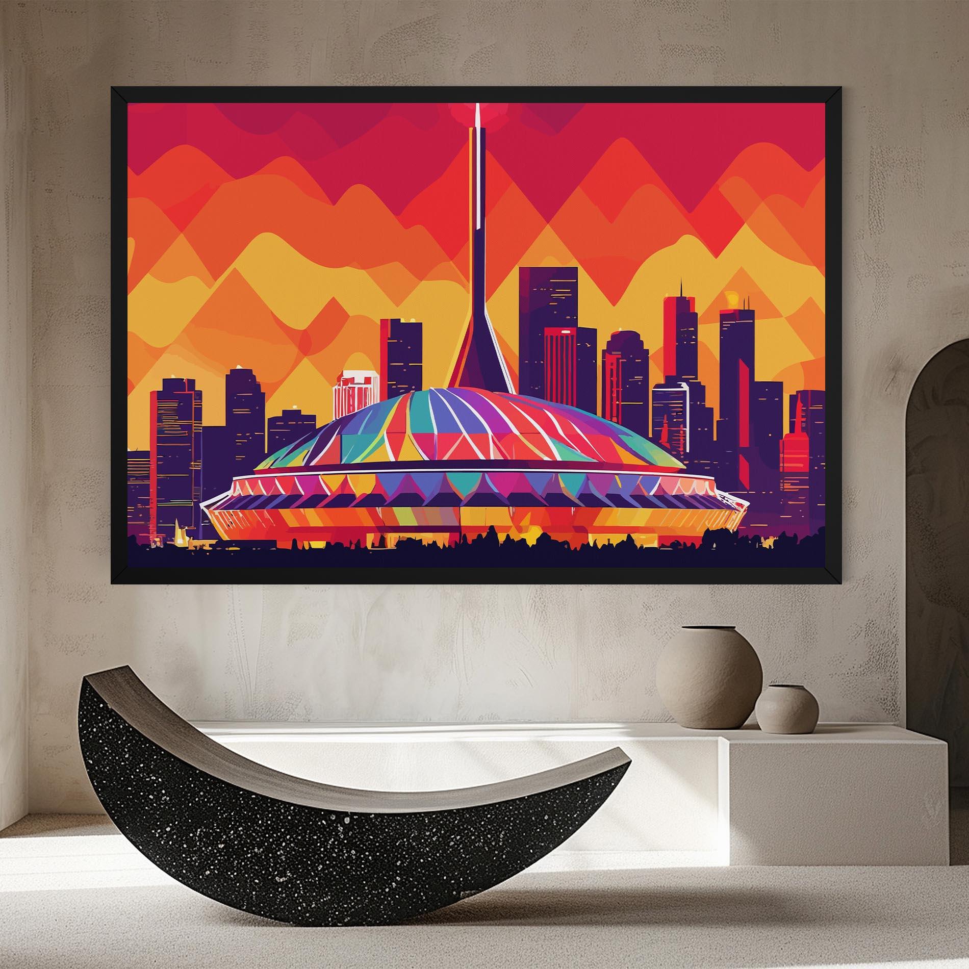 Leinwandbild Olympic Stadium mockup 8