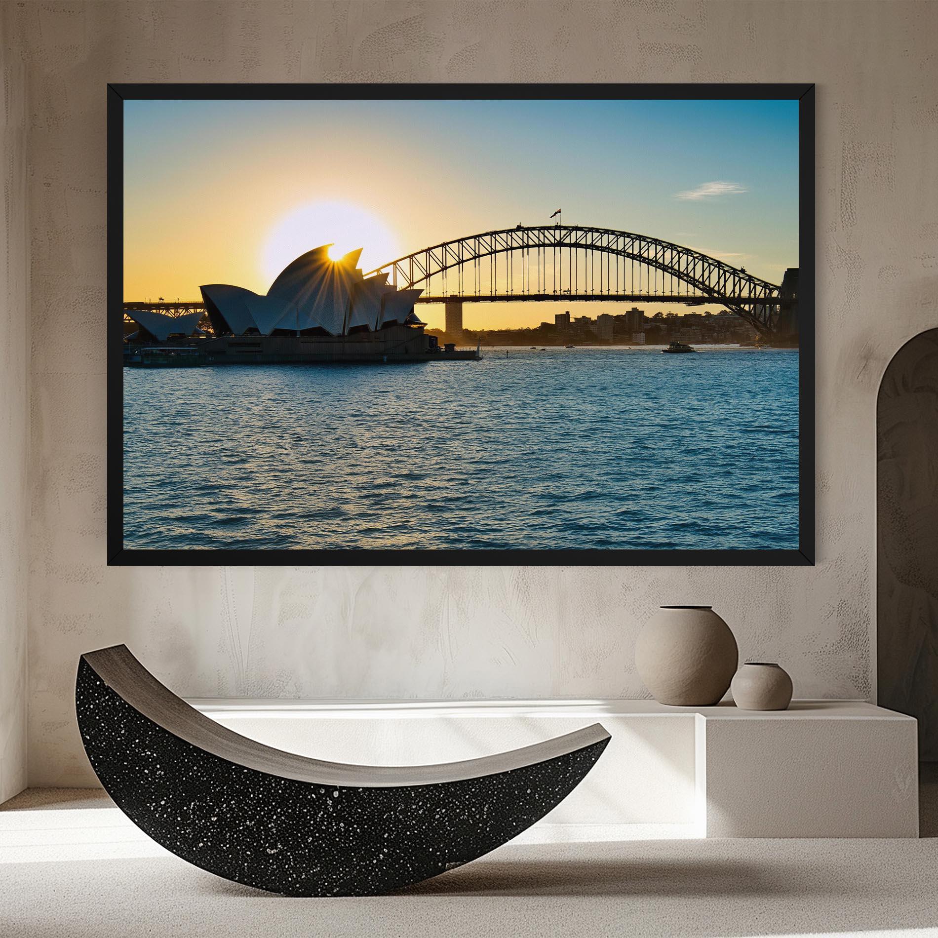 Leinwandbild Sunrise Sydney mockup 8