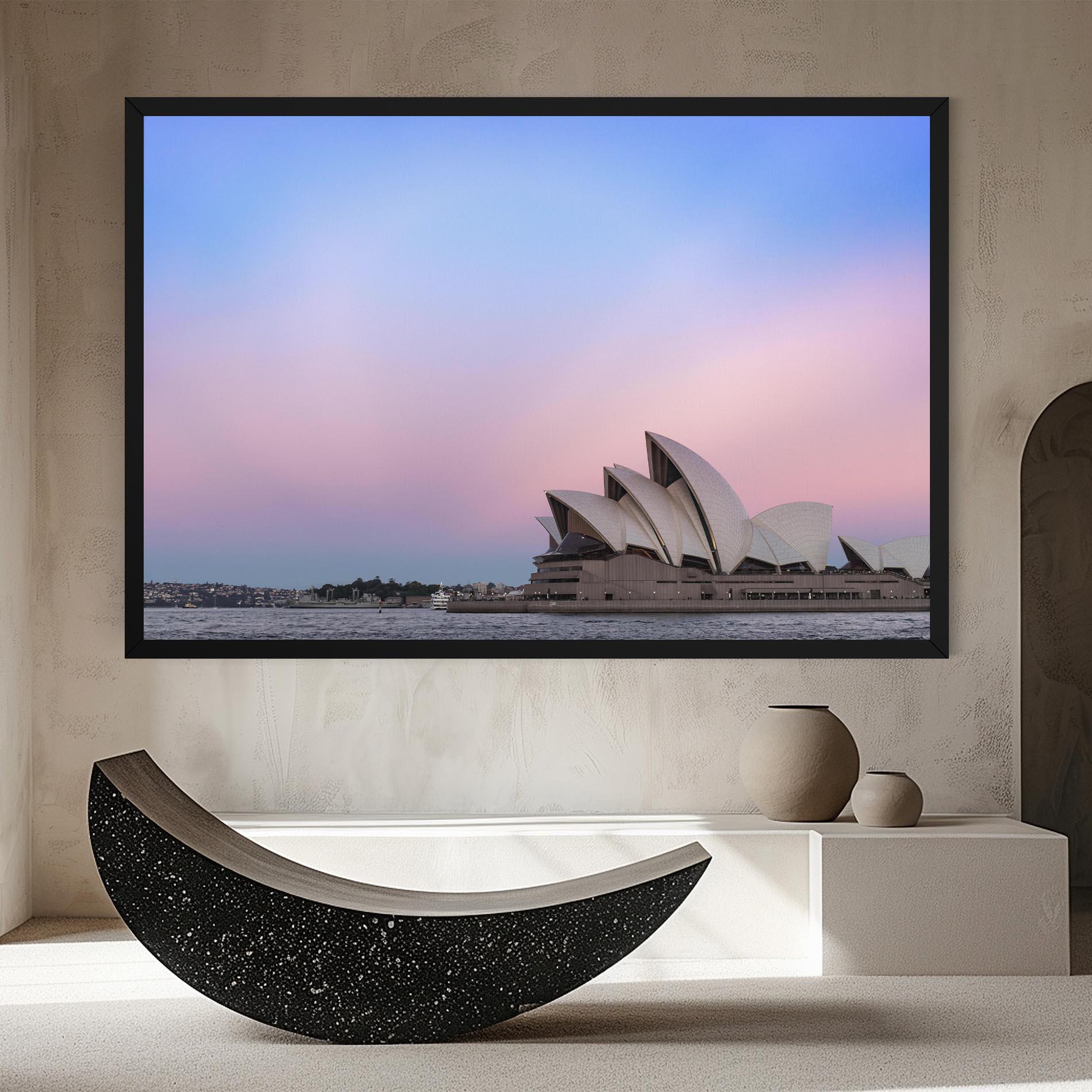 Leinwandbild Sydney Purple Sky mockup 8