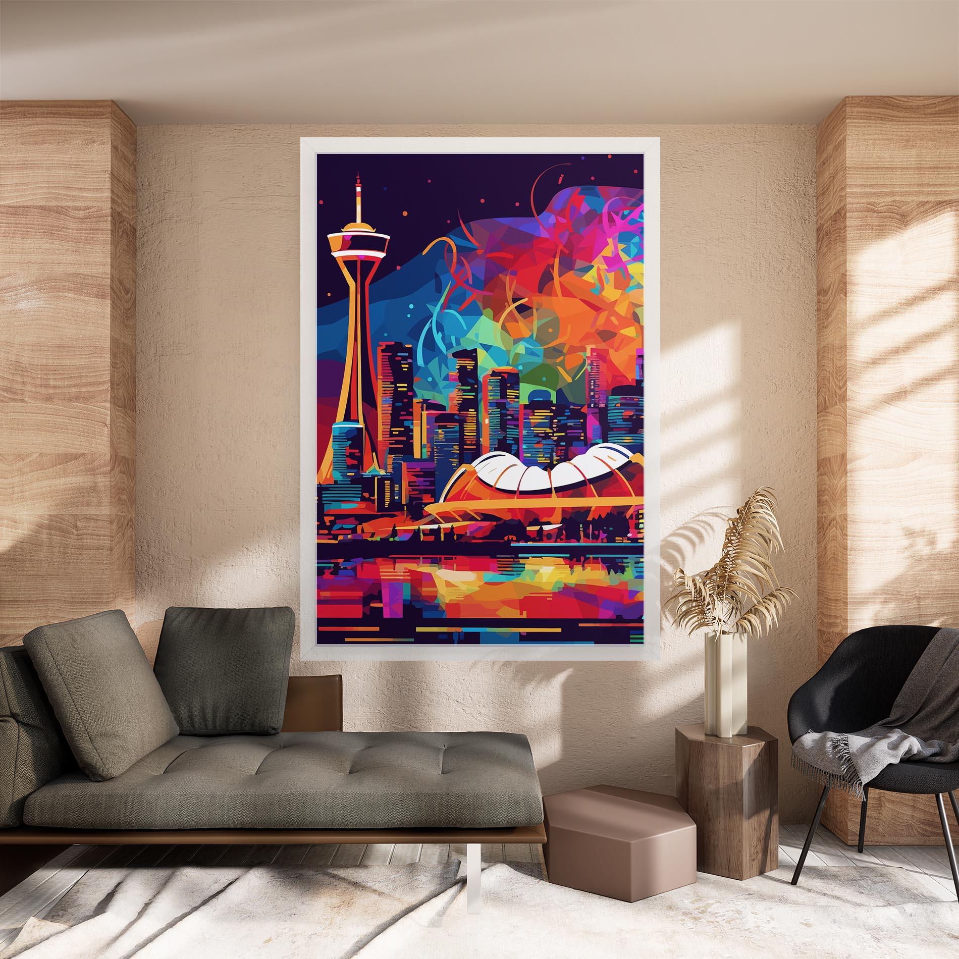 Leinwandbild Olympic Stadium Art mockup 8