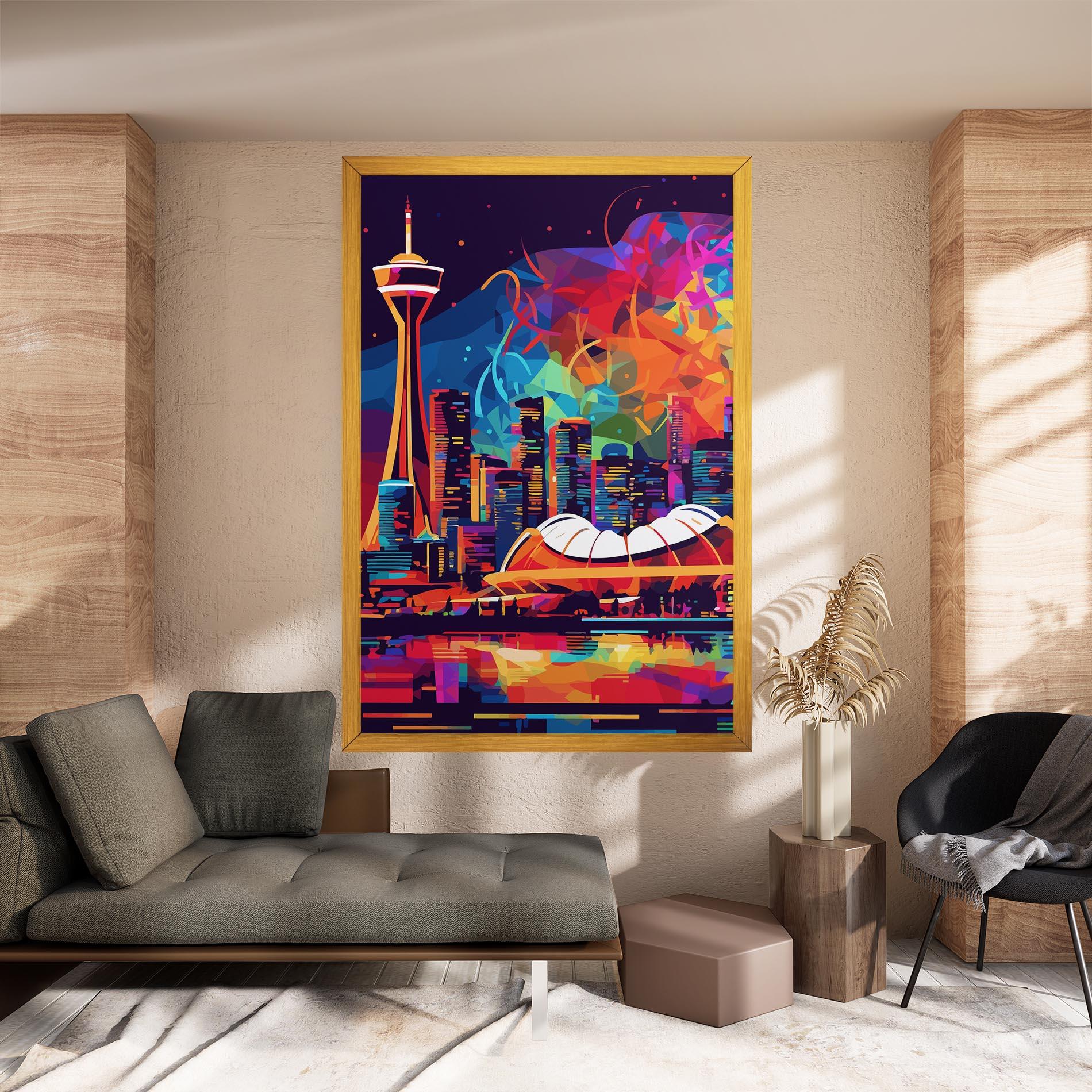 Leinwandbild Olympic Stadium Art mockup 8