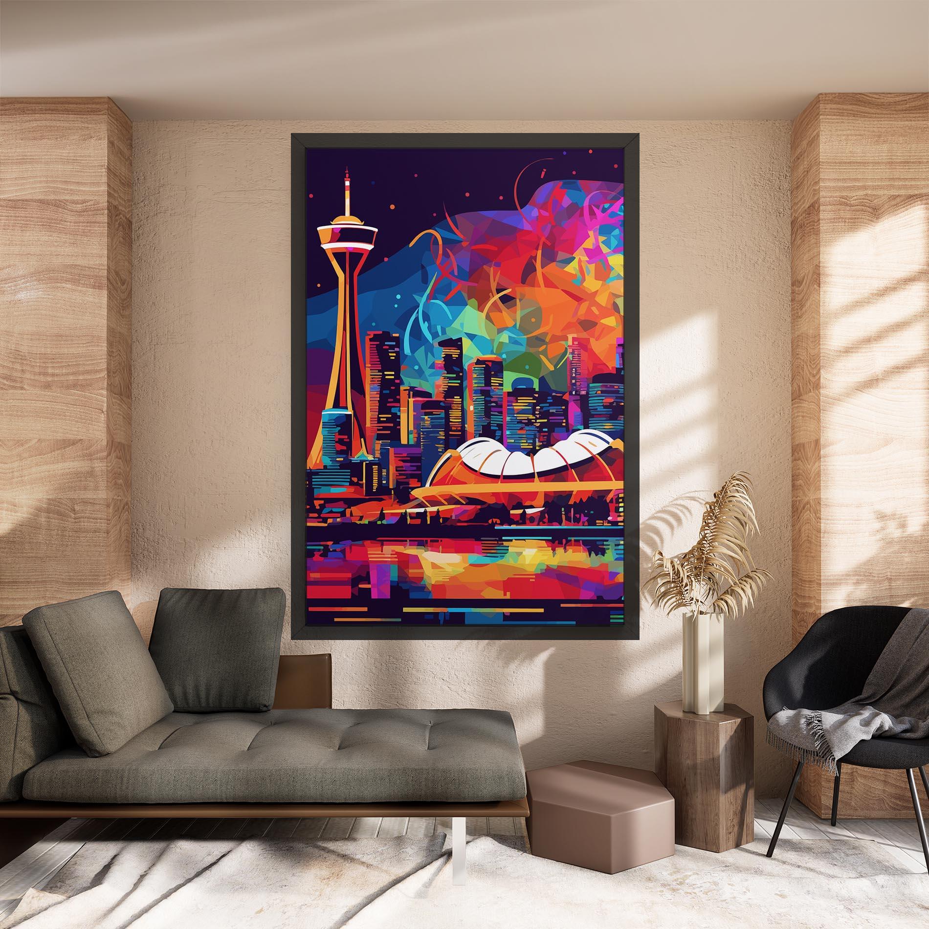 Leinwandbild Olympic Stadium Art mockup 8