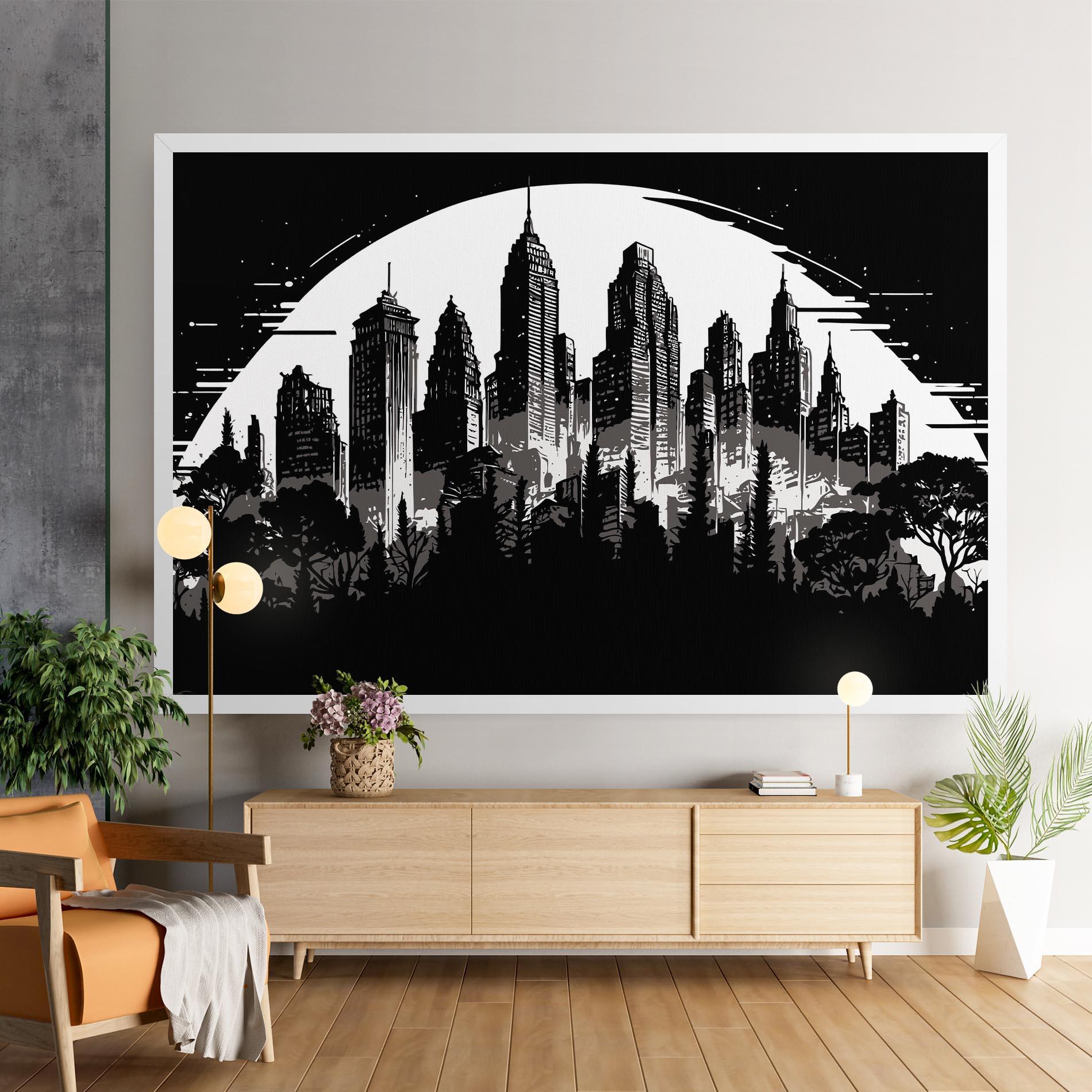 Leinwandbild Australia Moon mockup 9