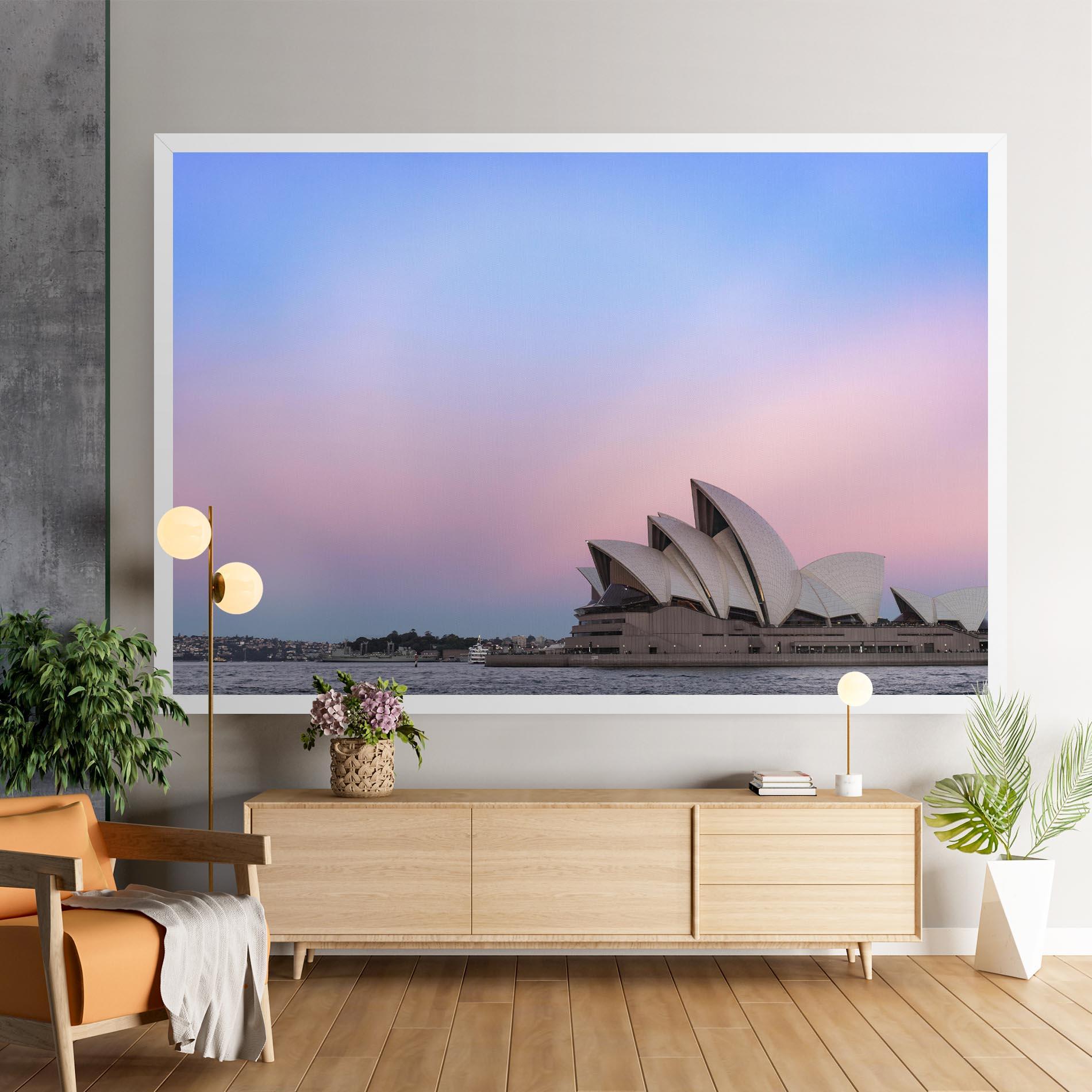Leinwandbild Sydney Purple Sky mockup 9